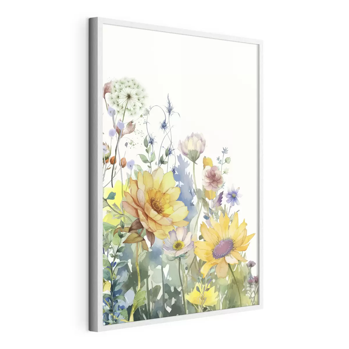 Plakat Letnie kwiaty akwarelowe f39340