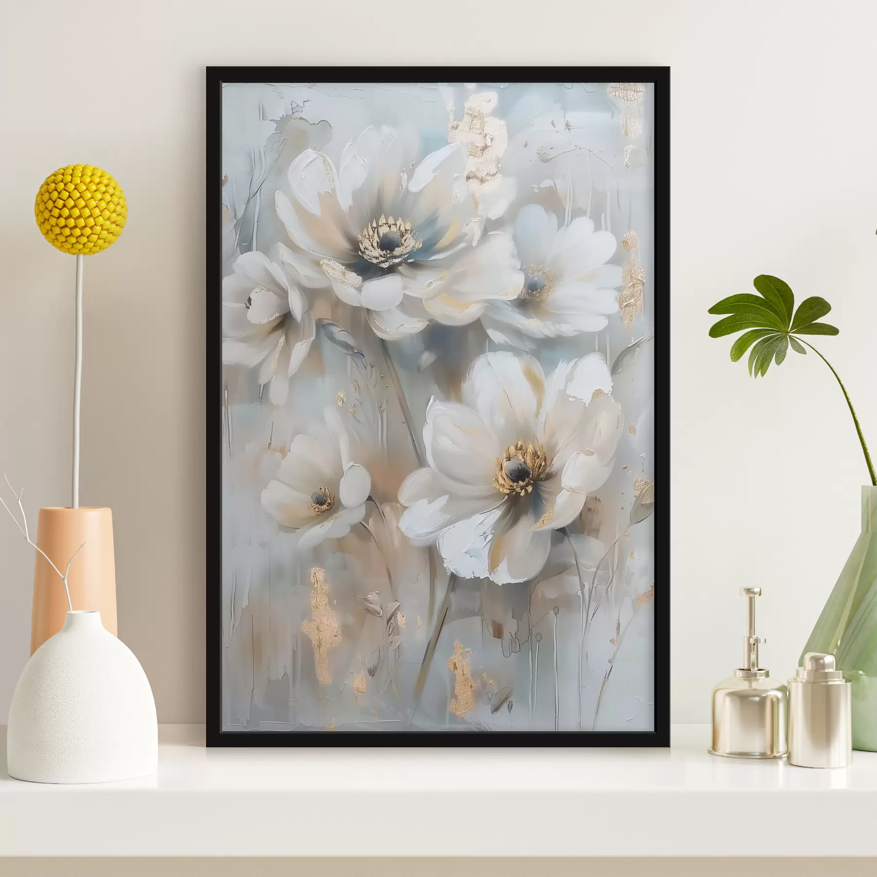 Fototapeta białe kwiaty f39544