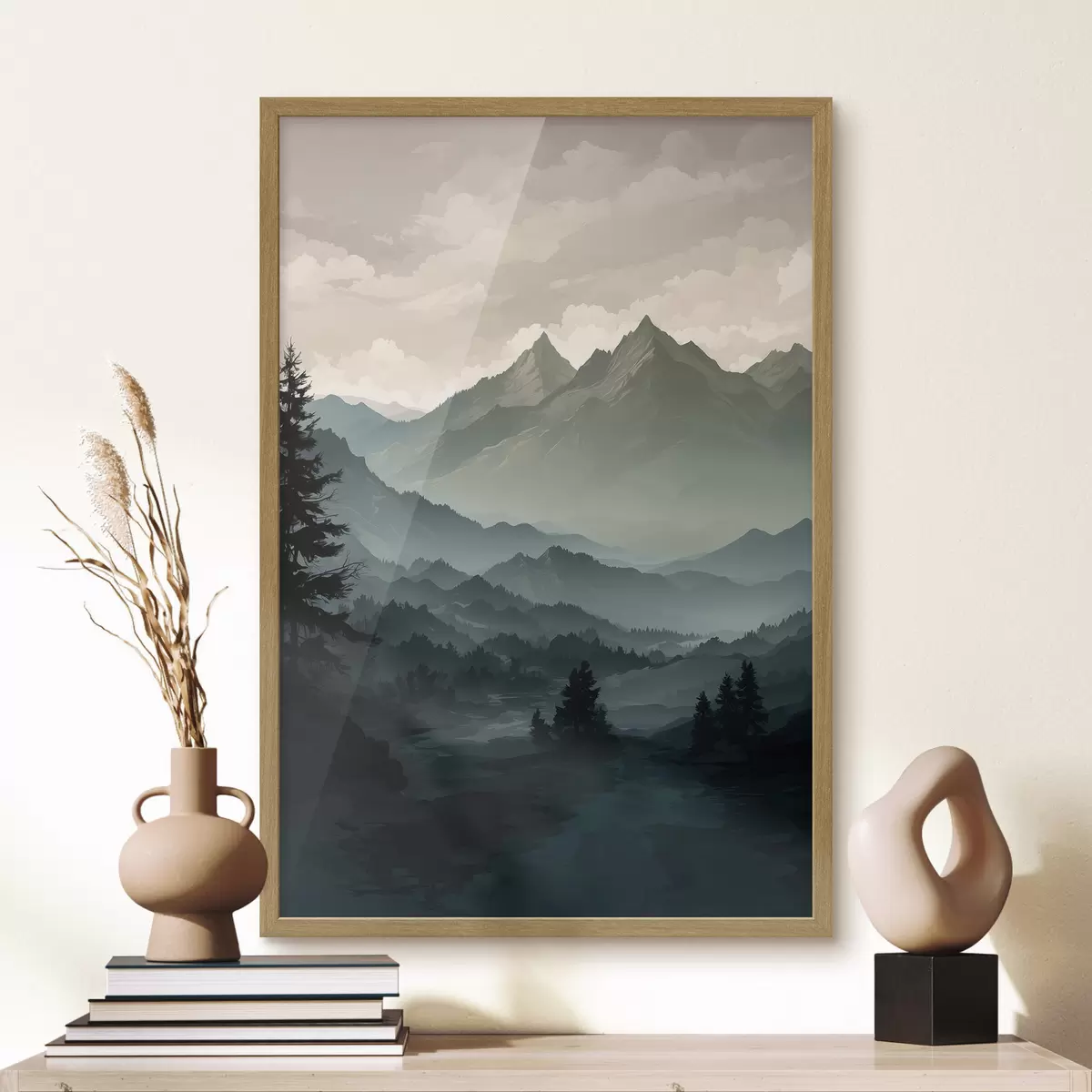 Plakat Widok na góry f39587