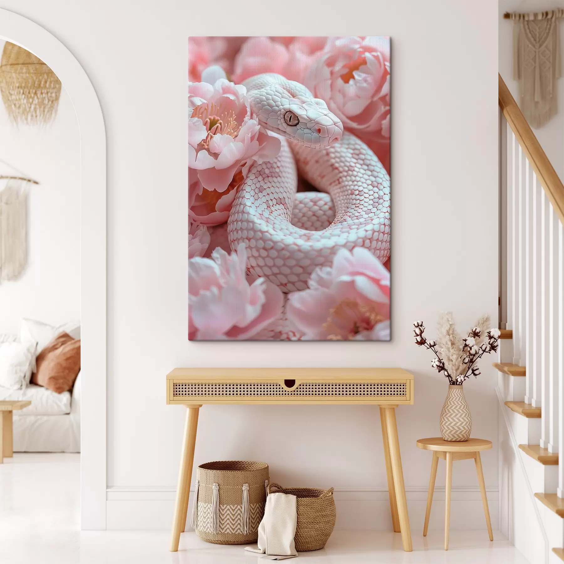 Fototapeta Kwiaty, wąż, różowy, bladoróżowy s39944