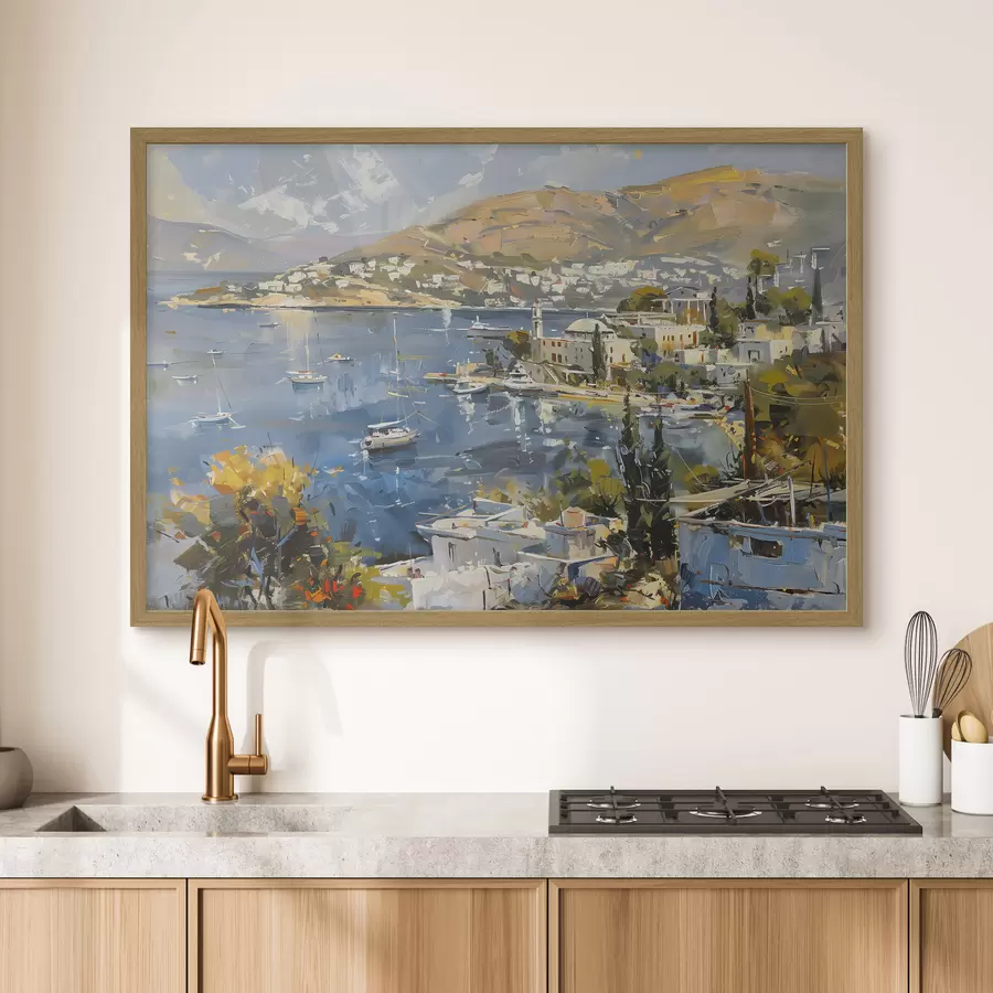 Fototapeta Bodrum, tureckie nadmorskie miasto f39907