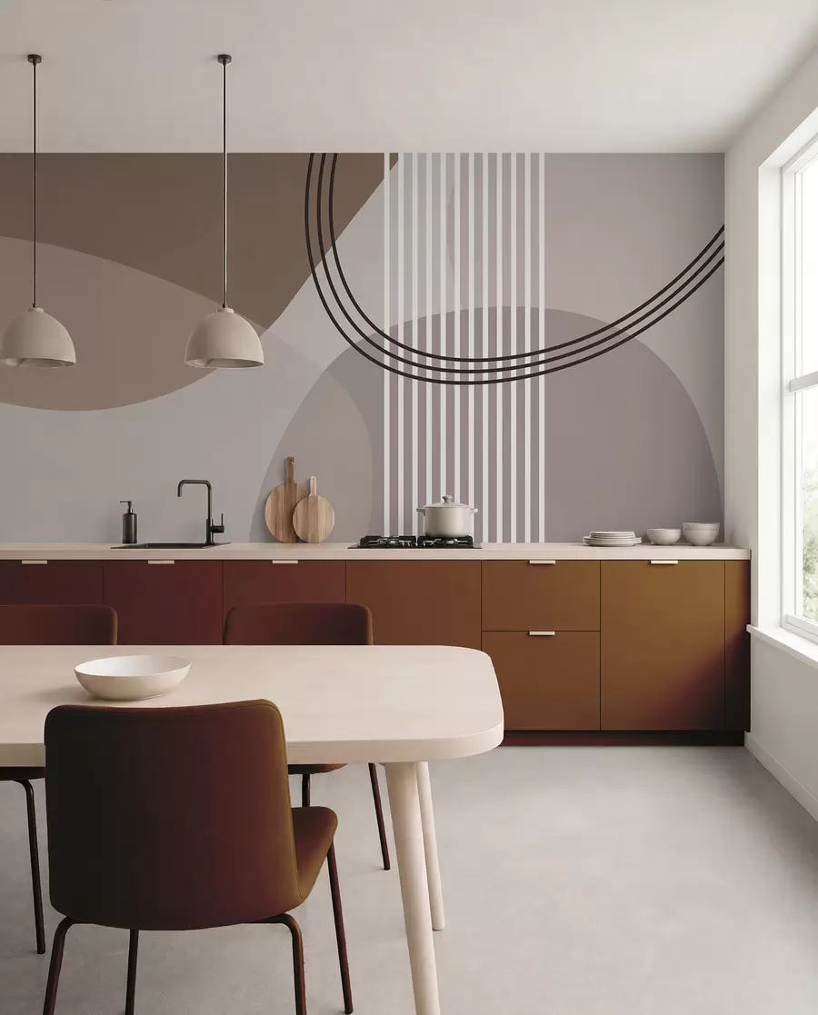 Fototapeta Linia abstrakcji geometrycznej i okrąg minimalizm w nowoczesnym stylu  w08173