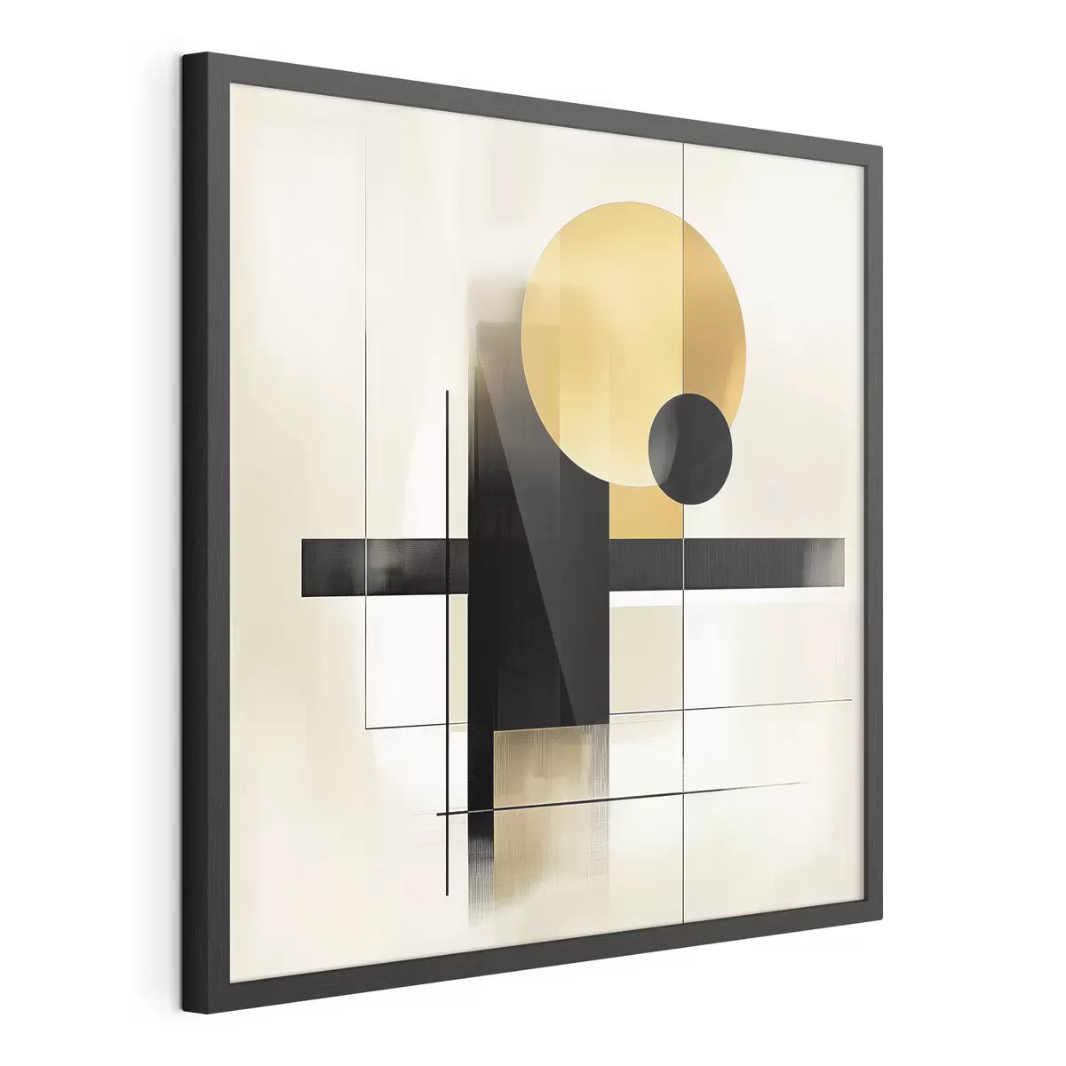 Plakat Abstrakcja z geometrycznymi kształtami f39993