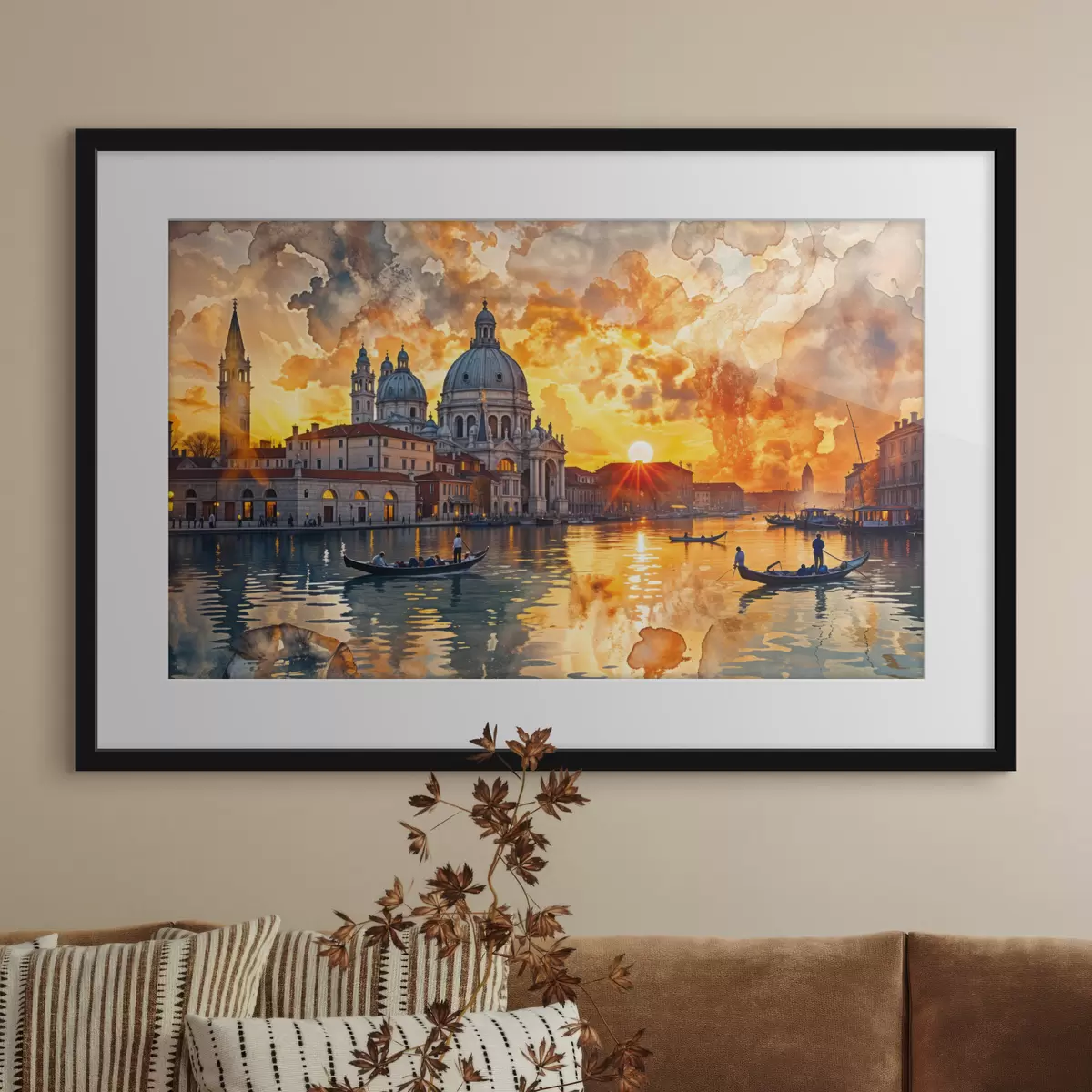 Plakat Wenecja o zachodzie f40027