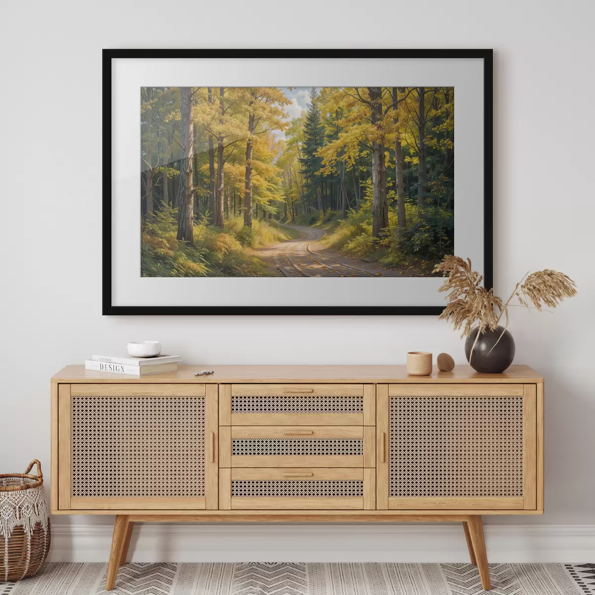 Plakat Las i siła f40031