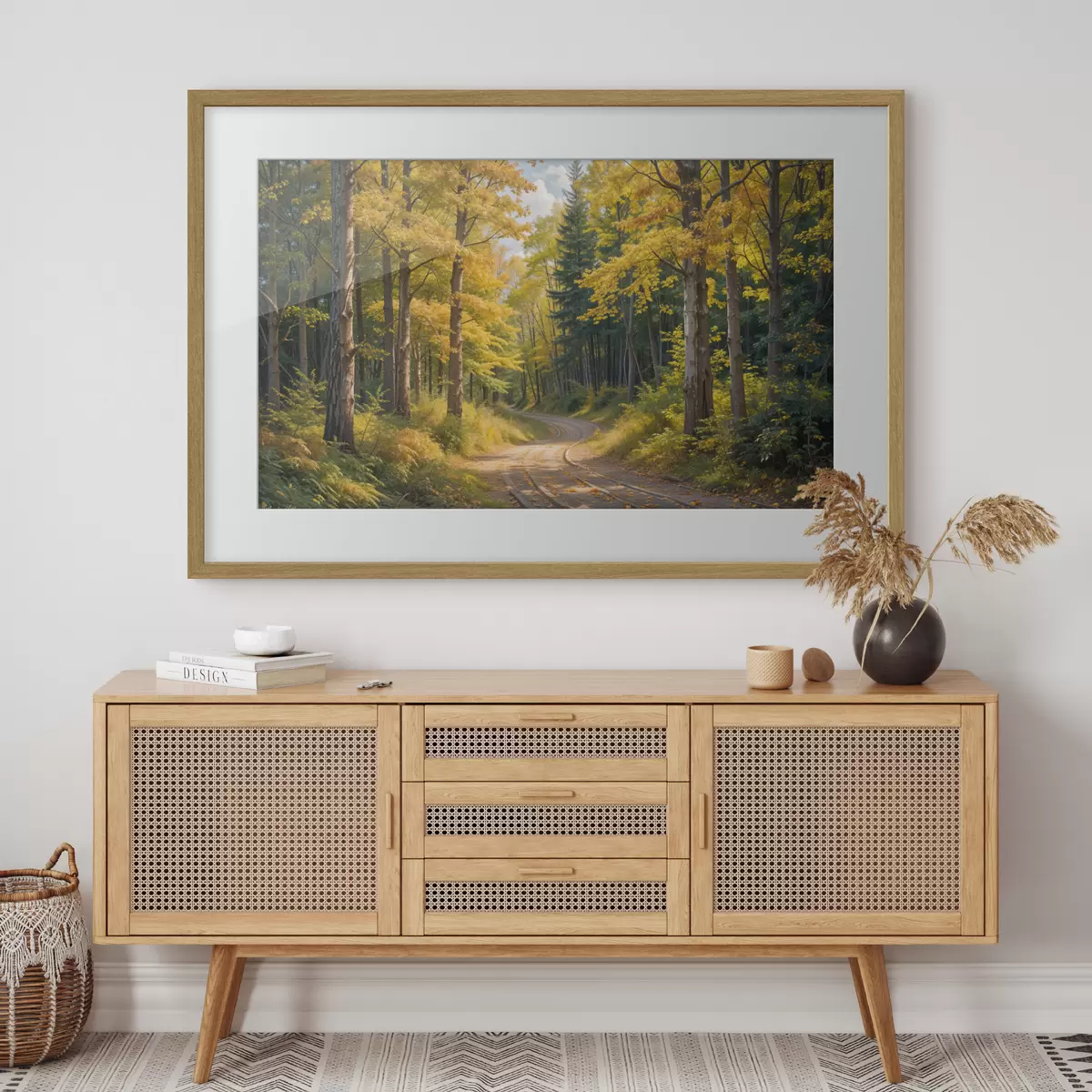 Plakat Las i siła f40031