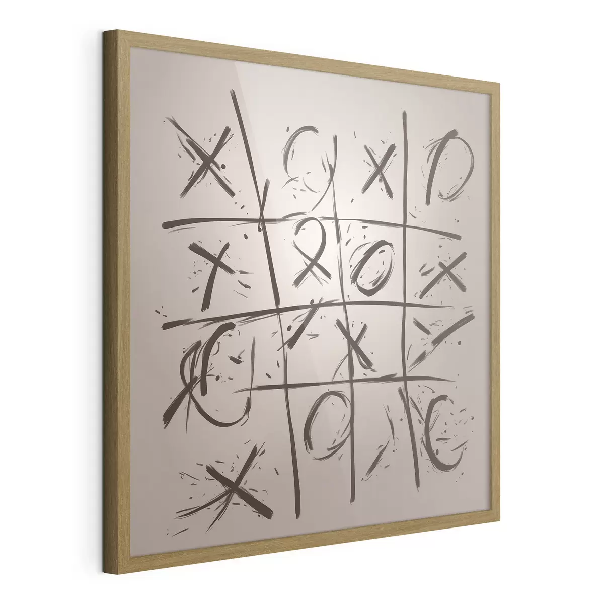 Plakat Krzyżyki Tic Tac Toe f40065