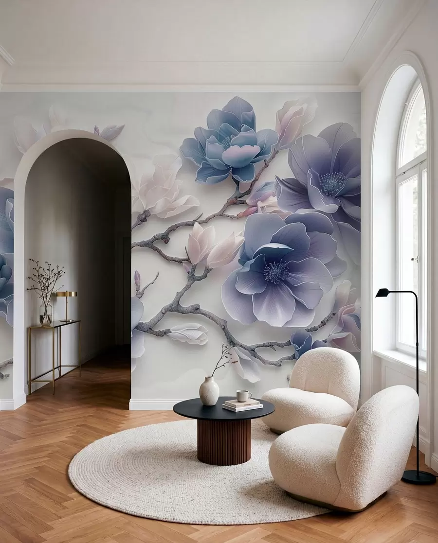 Fototapeta Magnolia w błękicie w01359v1