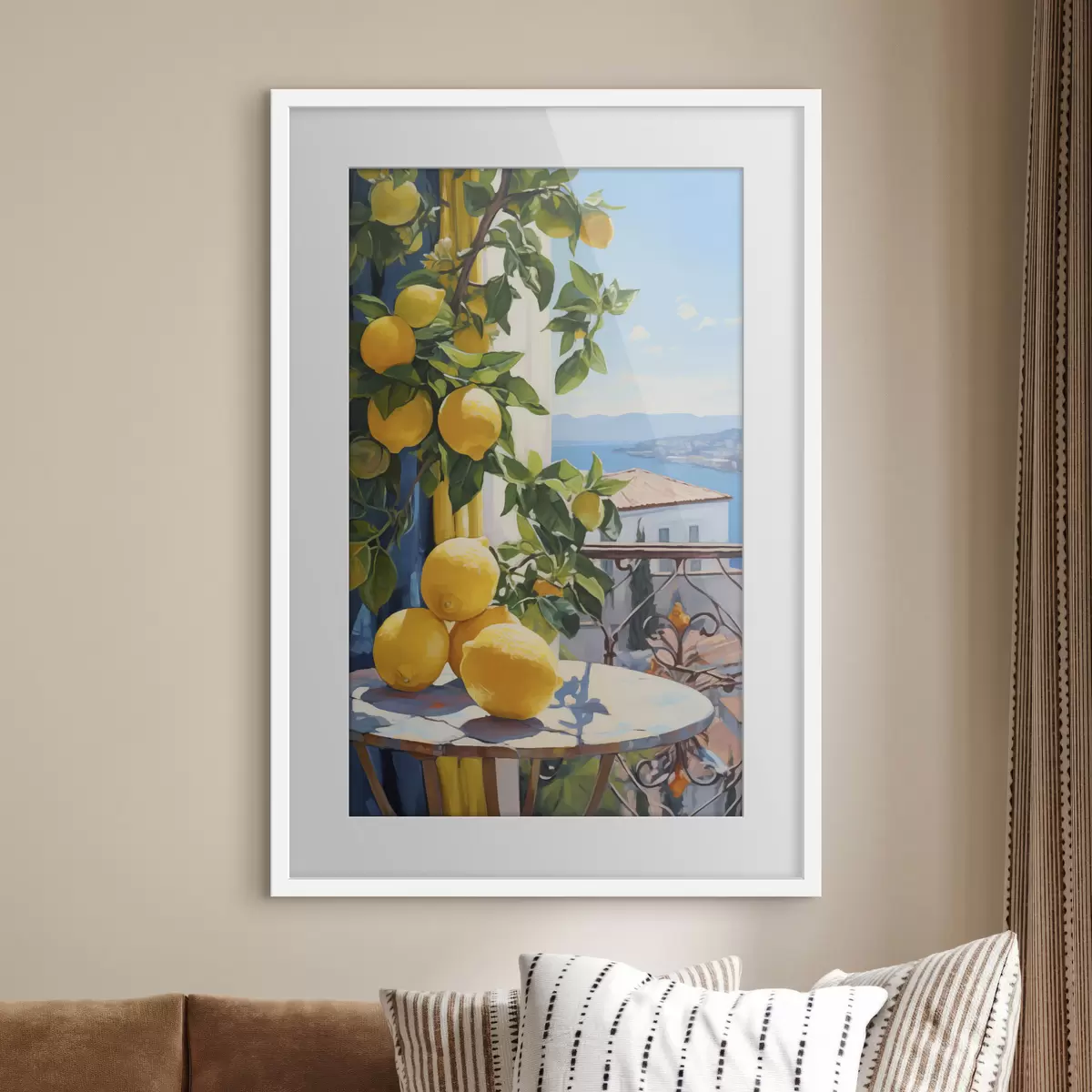 Plakat Słońce i cytryny f40091