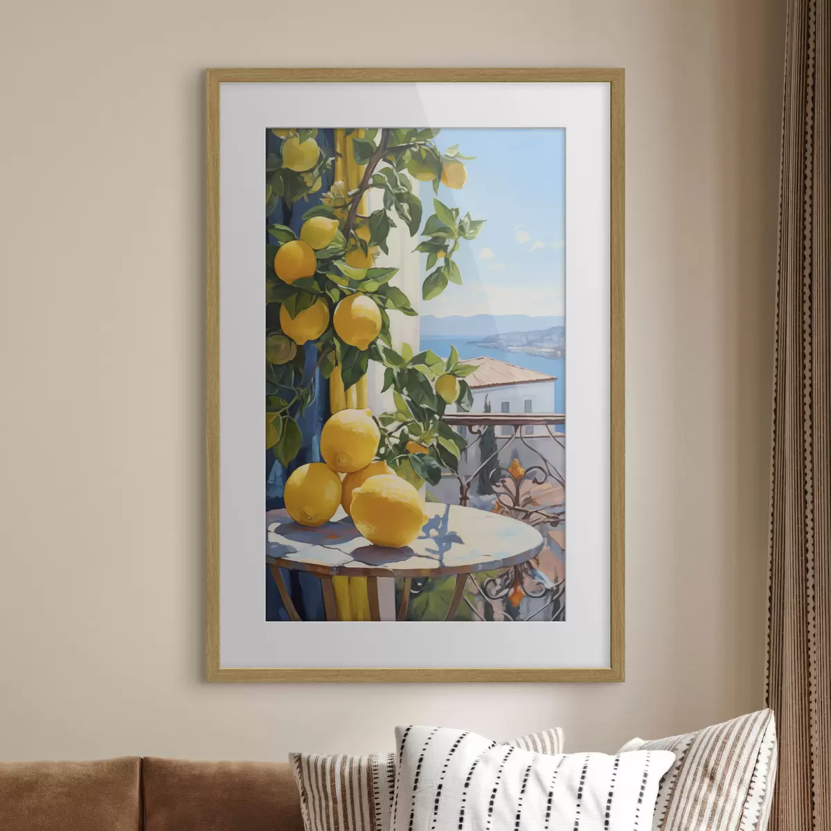 Plakat Słońce i cytryny f40091