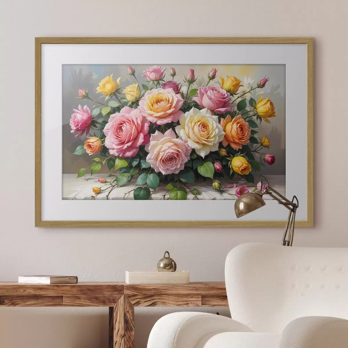 Plakat Róże i echo f40149