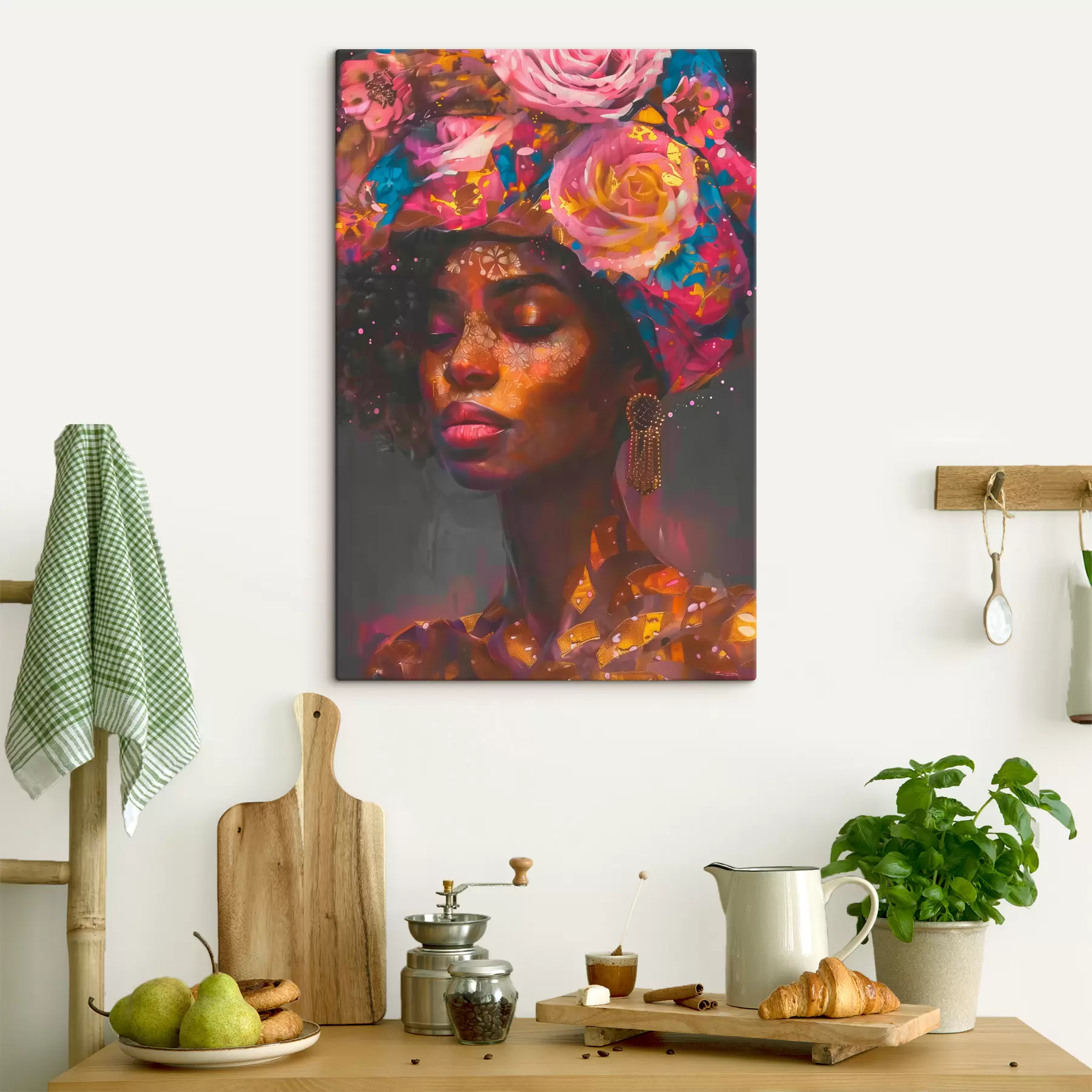 Obraz Kobieta afro s40182
