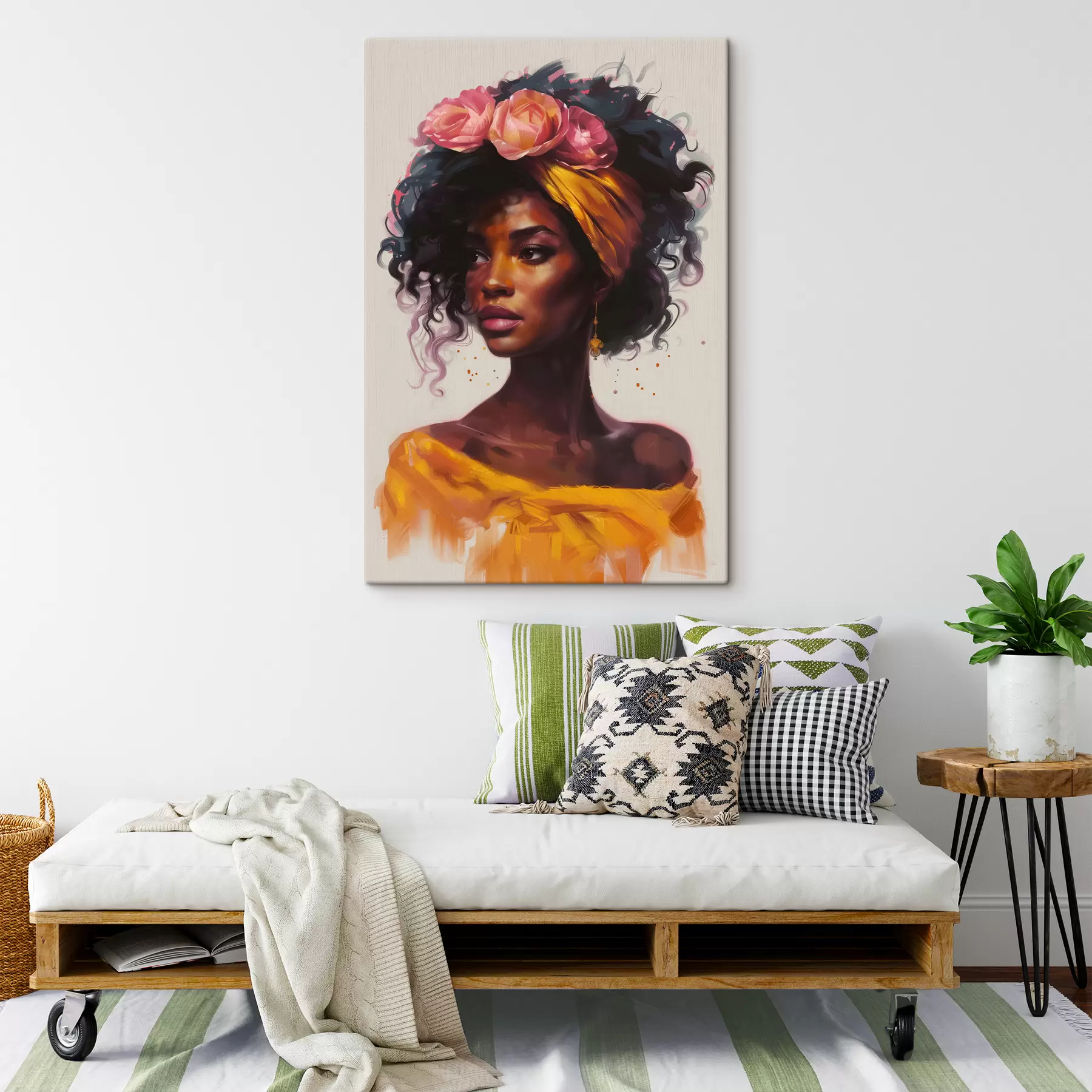 Obraz Kobieta afro s40183
