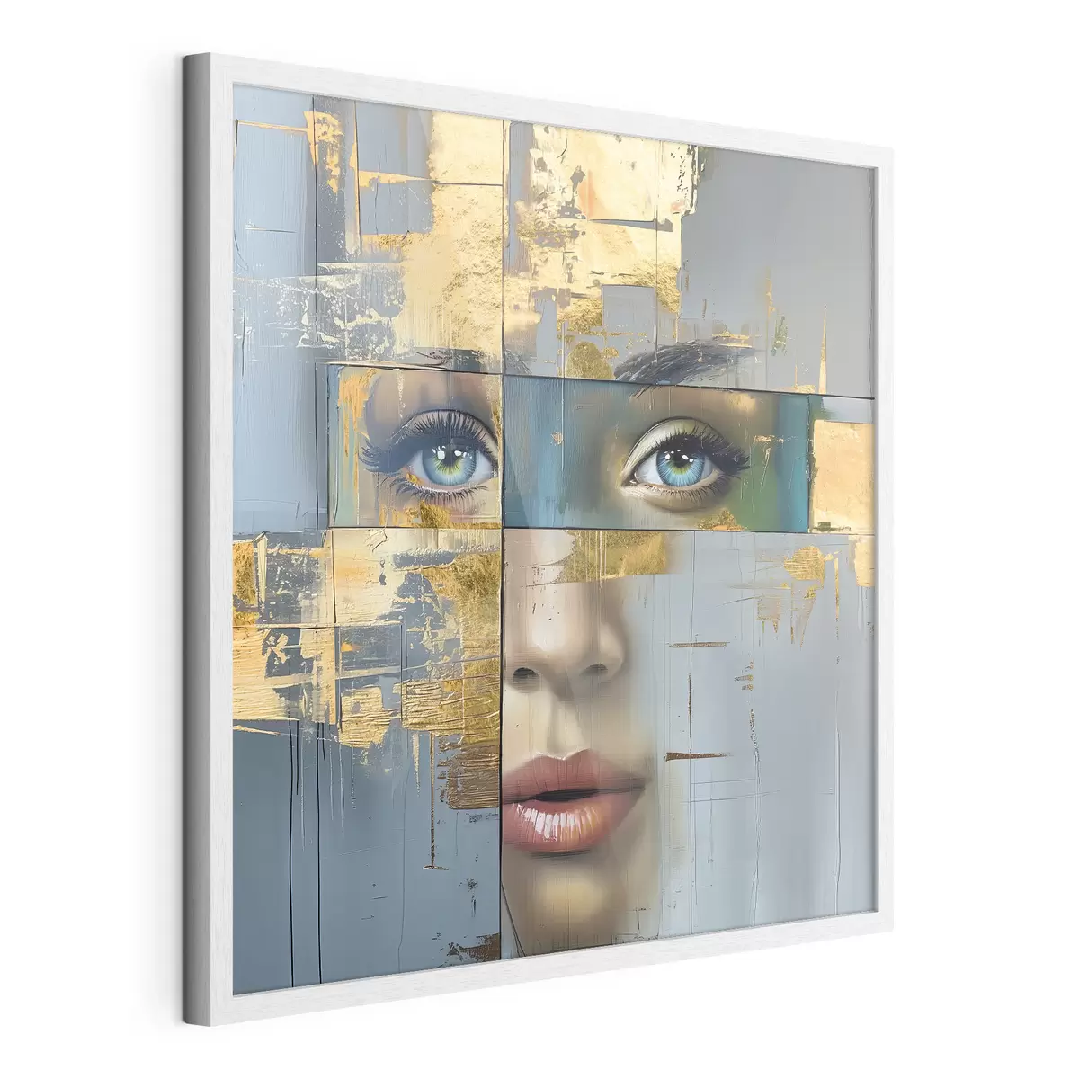 Plakat nowoczesny abstrakcyjny portret f40240