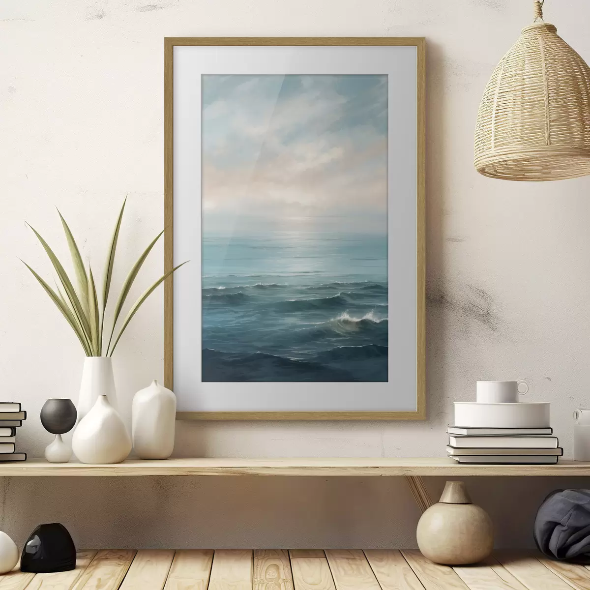Plakat Fale morskie f40345