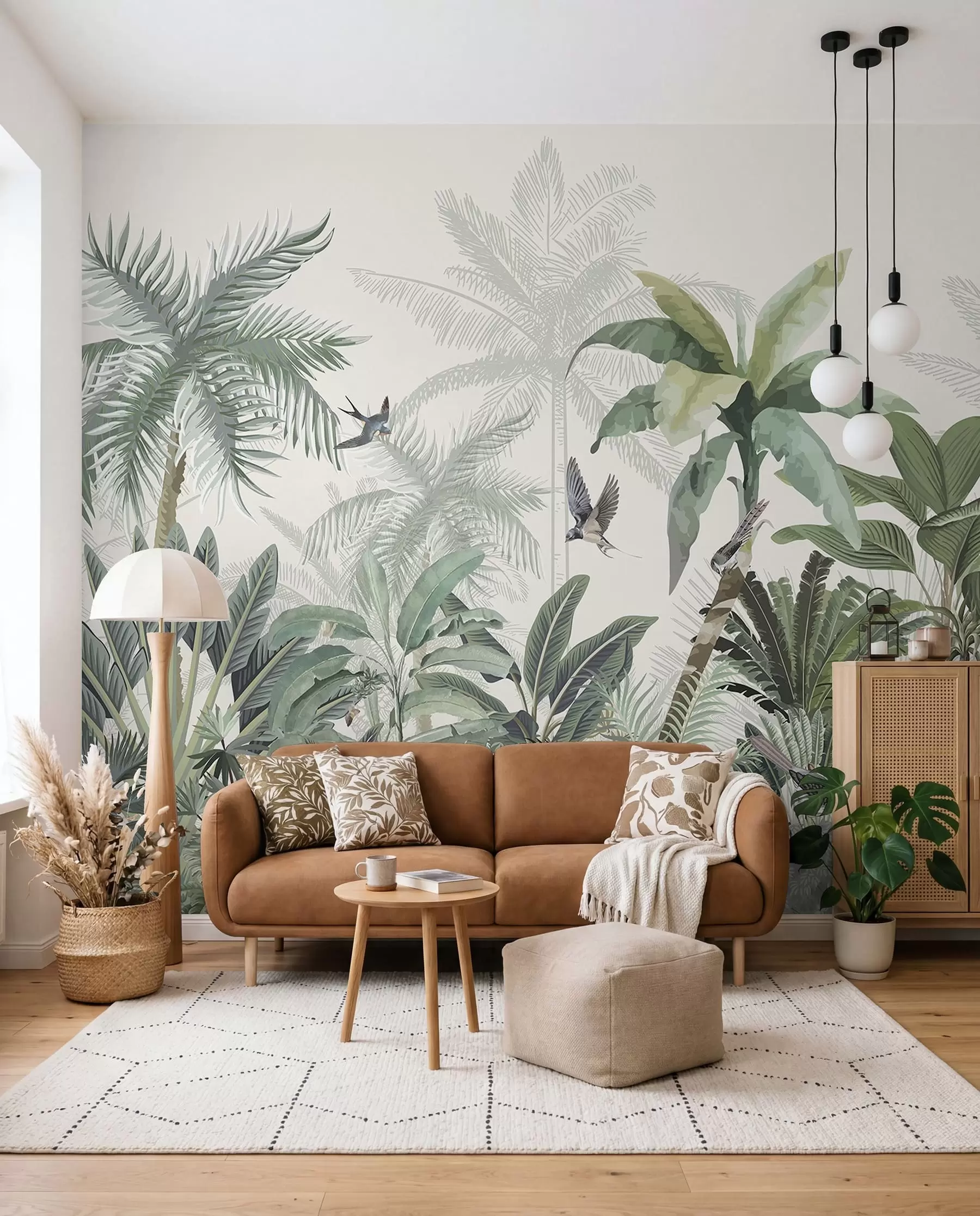 Fototapeta Jasne ryciny palm w08239