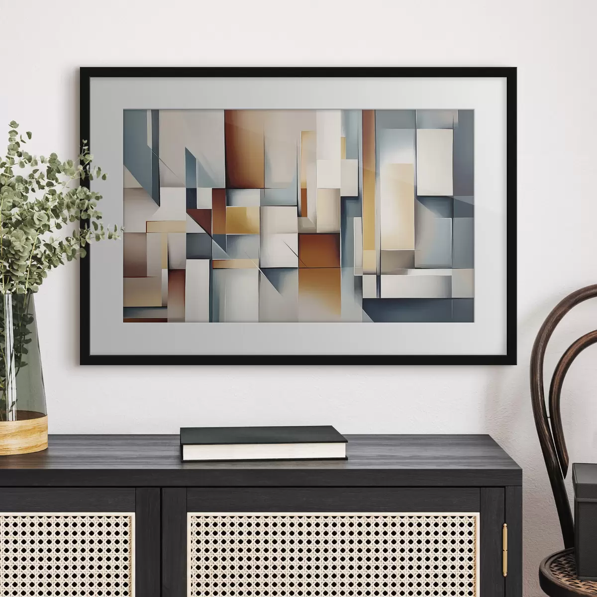 Plakat Abstrakcja geometryczna f40452