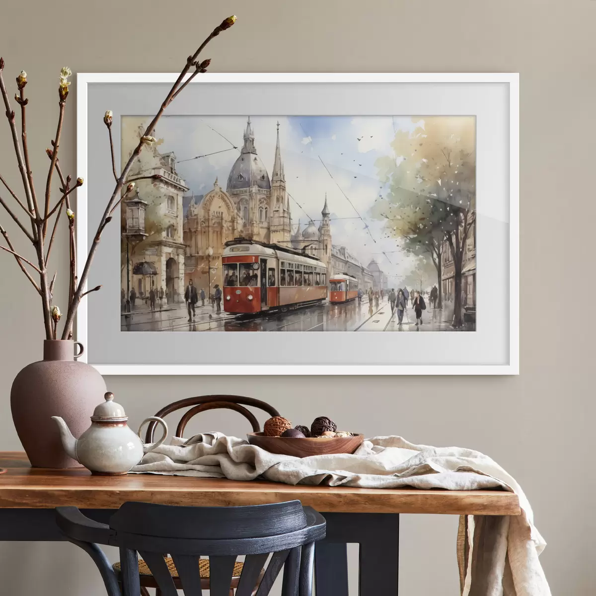 Plakat Wiedeński spacer f40732