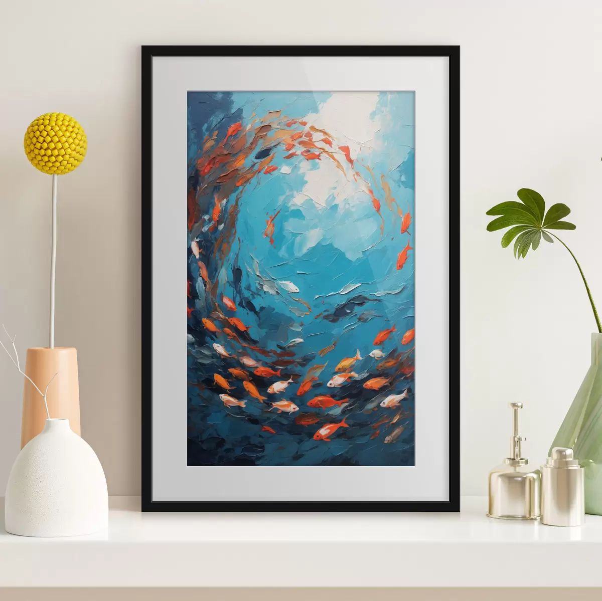Plakat Ryby wirują w oleju f40633