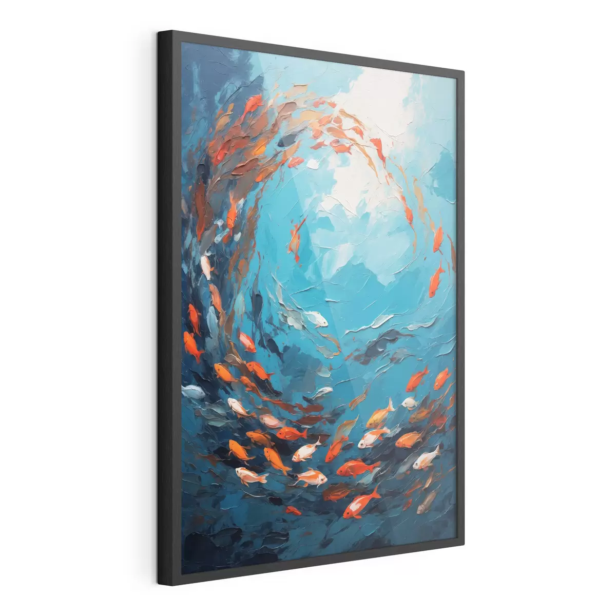 Plakat Ryby wirują w oleju f40633