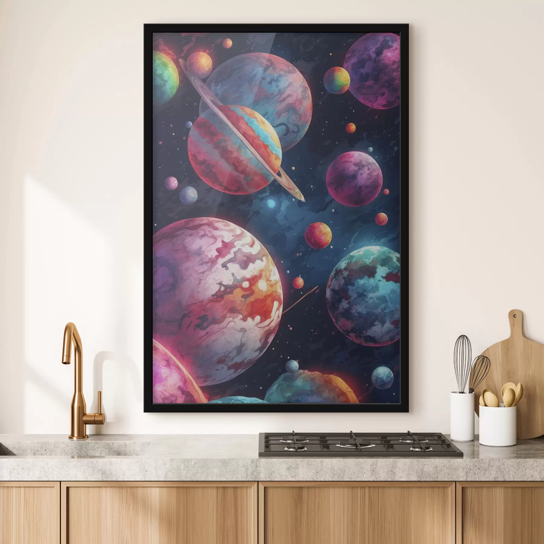 Fototapeta Kolorowe planety f40698