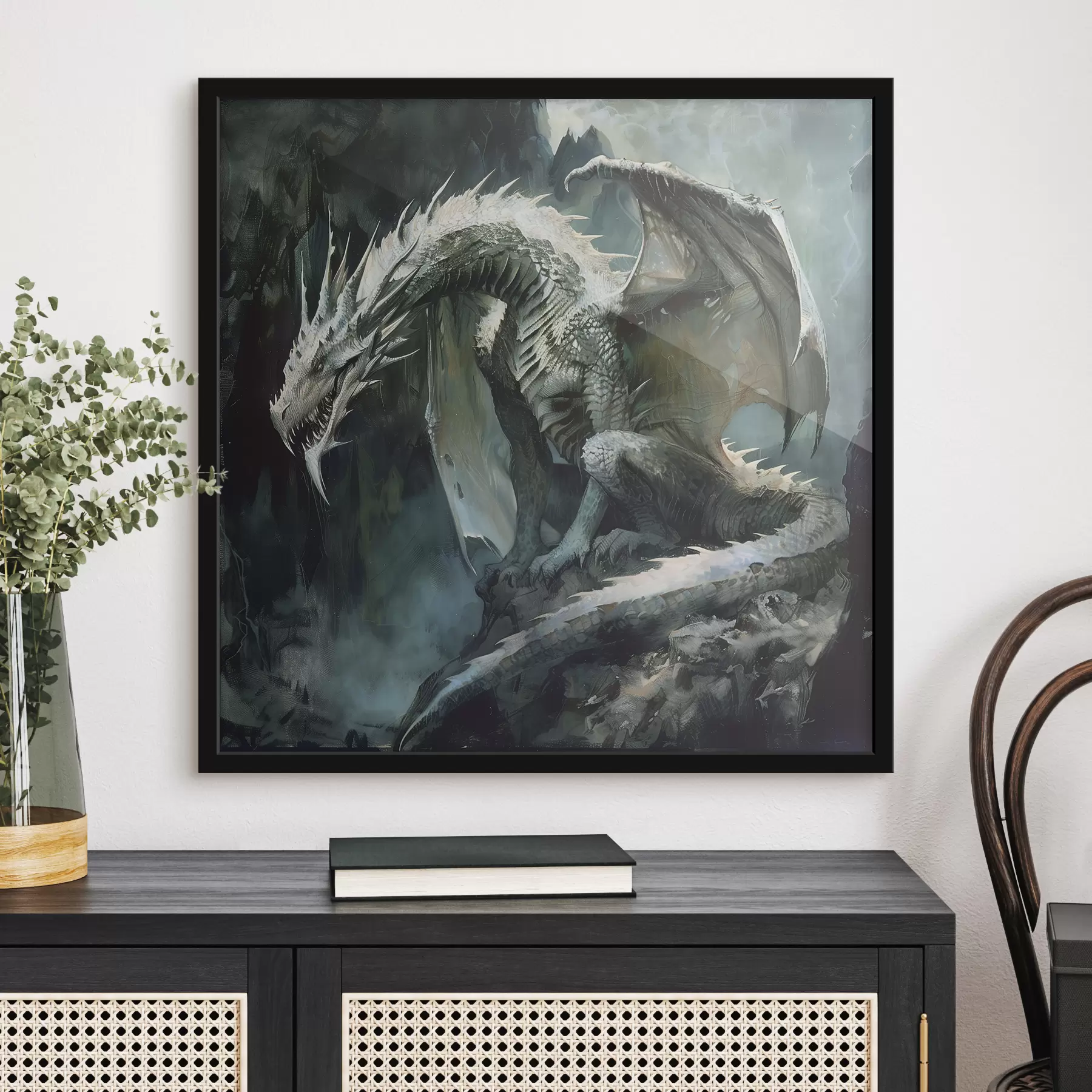 Fototapeta Smok na skale f40776