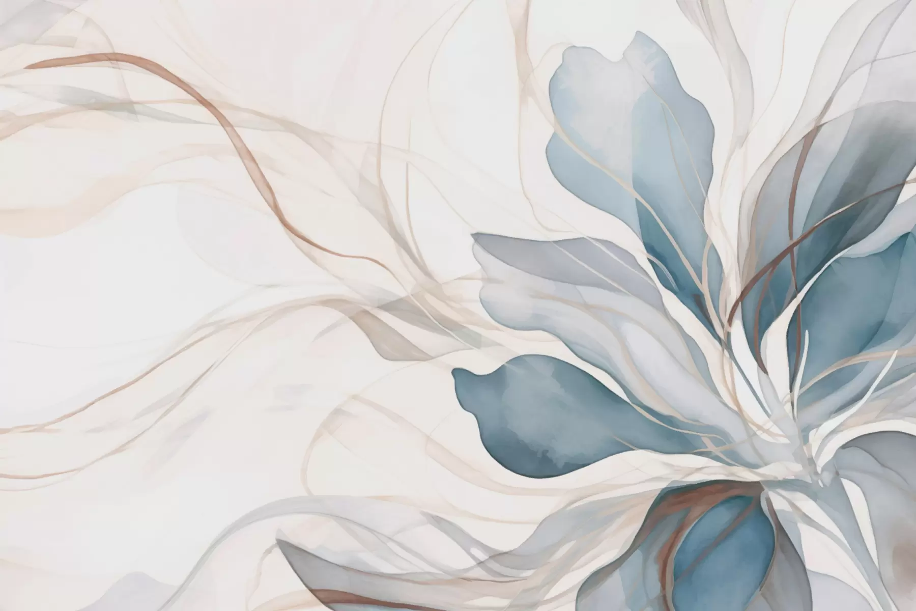 Fototapeta Delikatny duży kwiat w01718