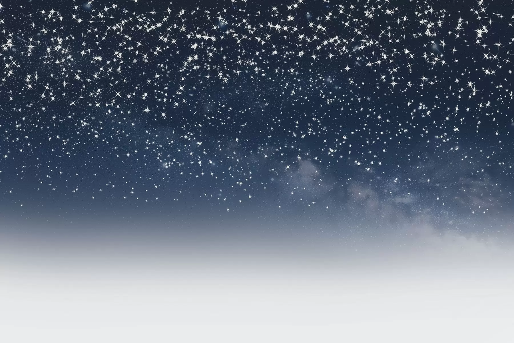 Fototapeta Rozgwieżdżone nocne niebo, miękki gradient, kosmos, konstelacje w01797v1