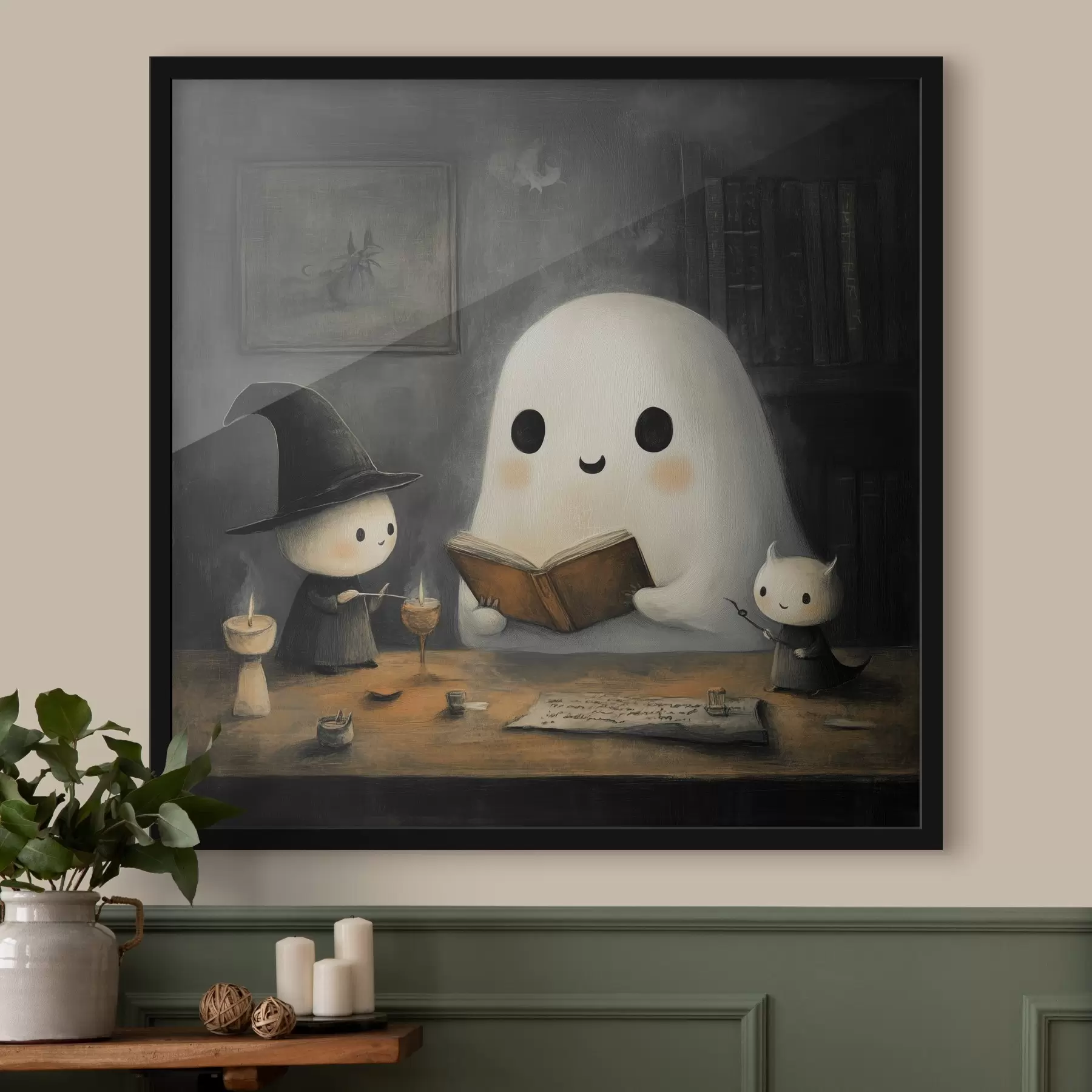 Fototapeta Privyd czyta książkę swoim przyjaciołom f41343