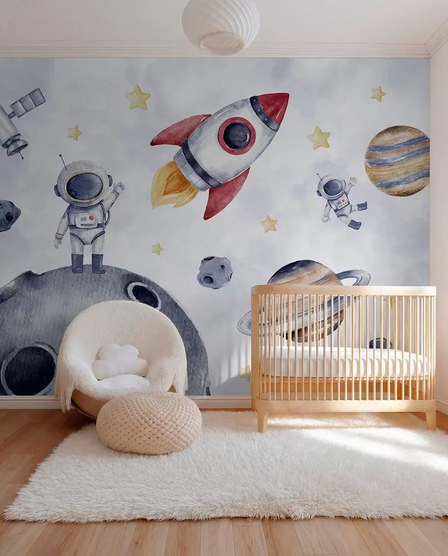 Fototapeta Astronauci w kosmosie w01461
