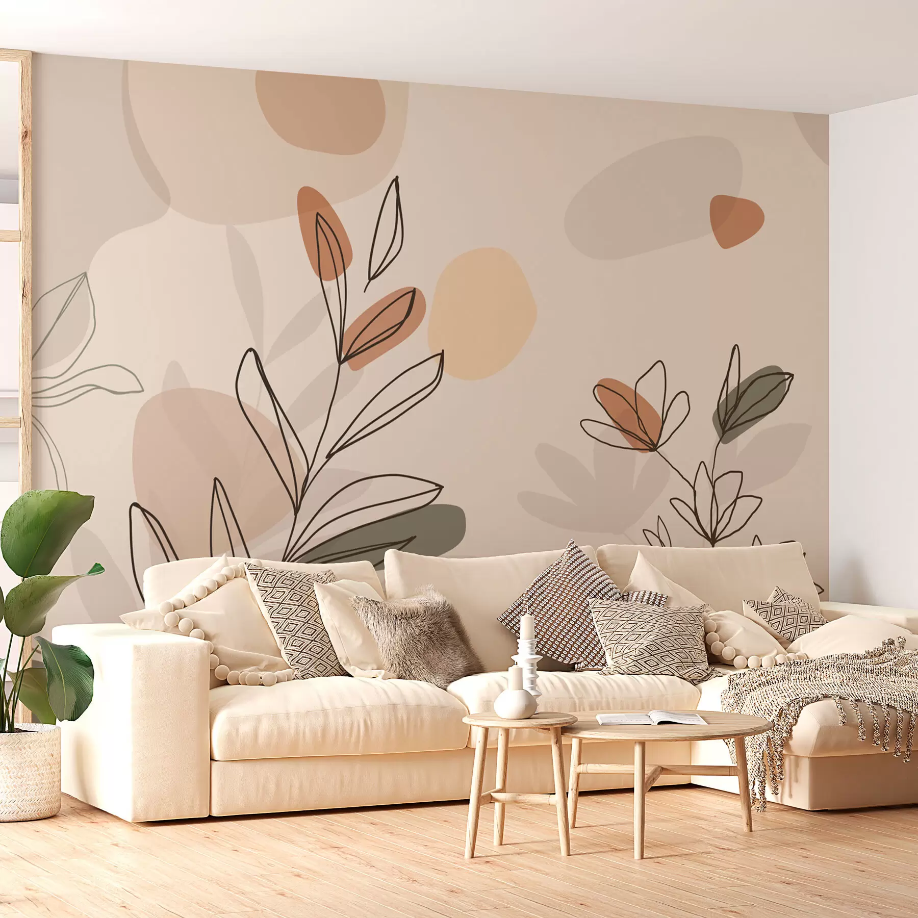 Obraz Kwiaty w stylu boho w02103