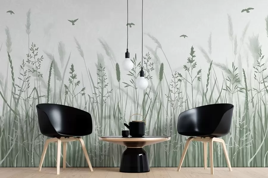 Fototapeta Pole kłosów kukurydzy w02119v2