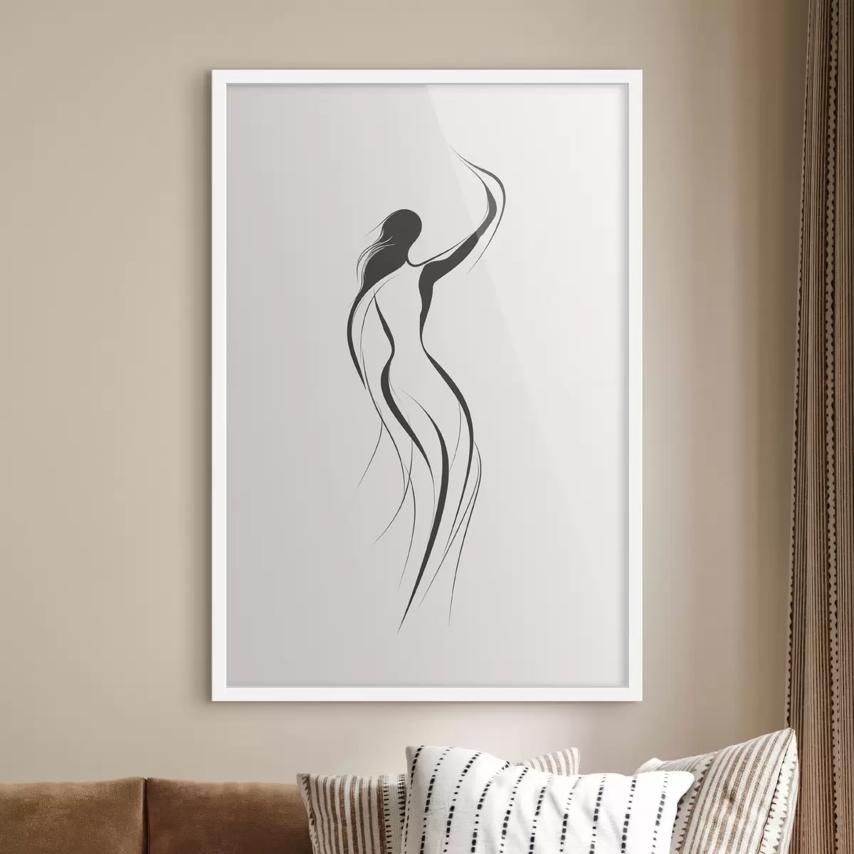 Plakat Tańcząca abstrakcja f41487