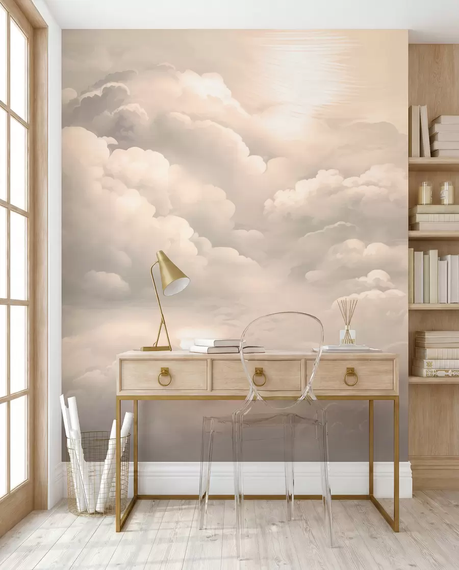 Fototapeta Chmury w kolorze sepii w02189