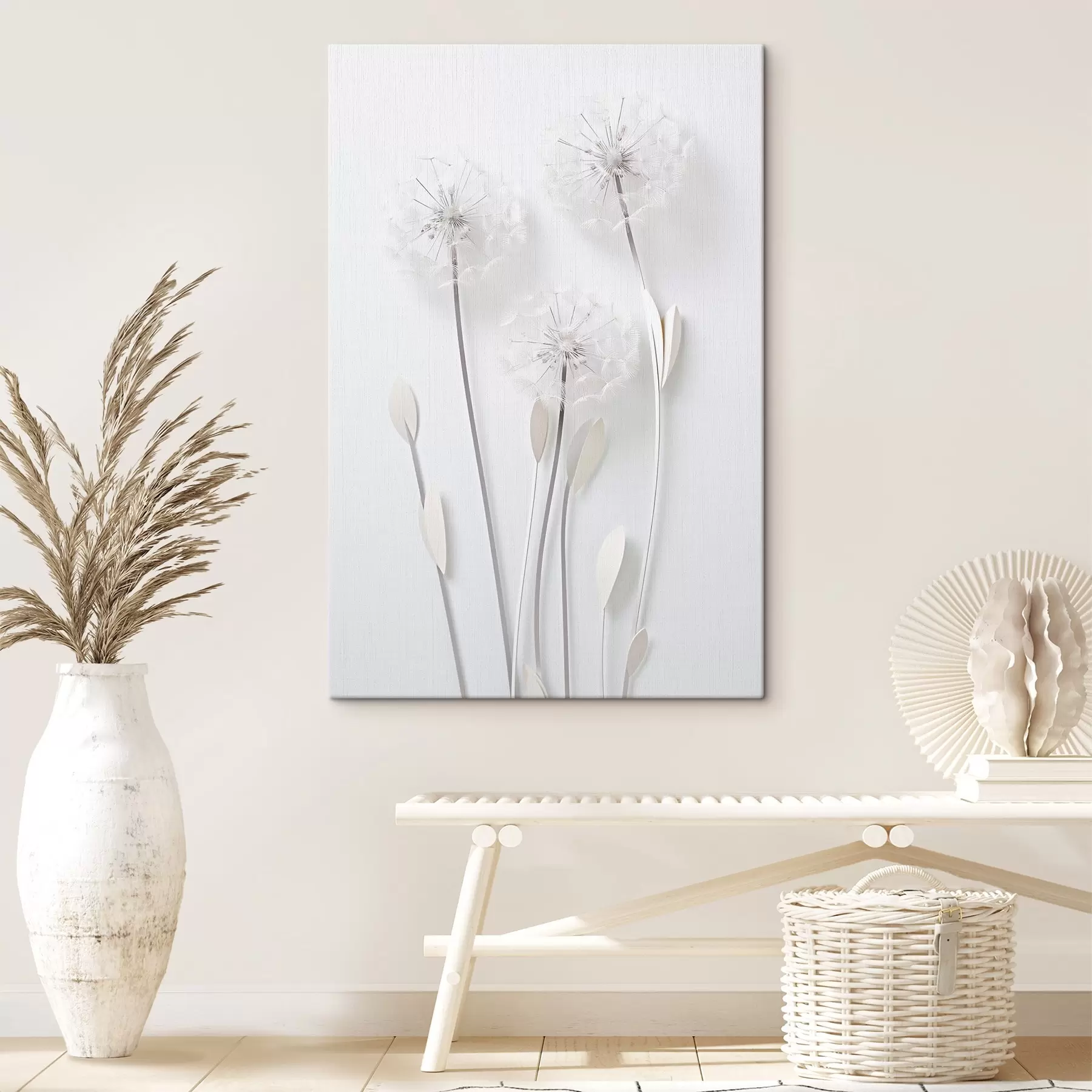 Fototapeta Mlecze na białym tle s41555