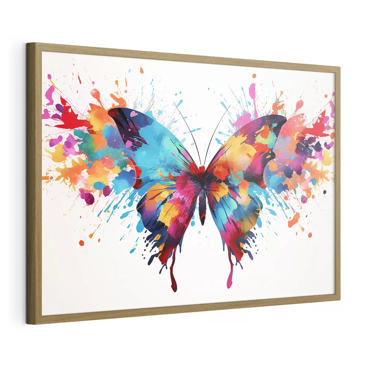 Plakat Motyl w kolorze f41560