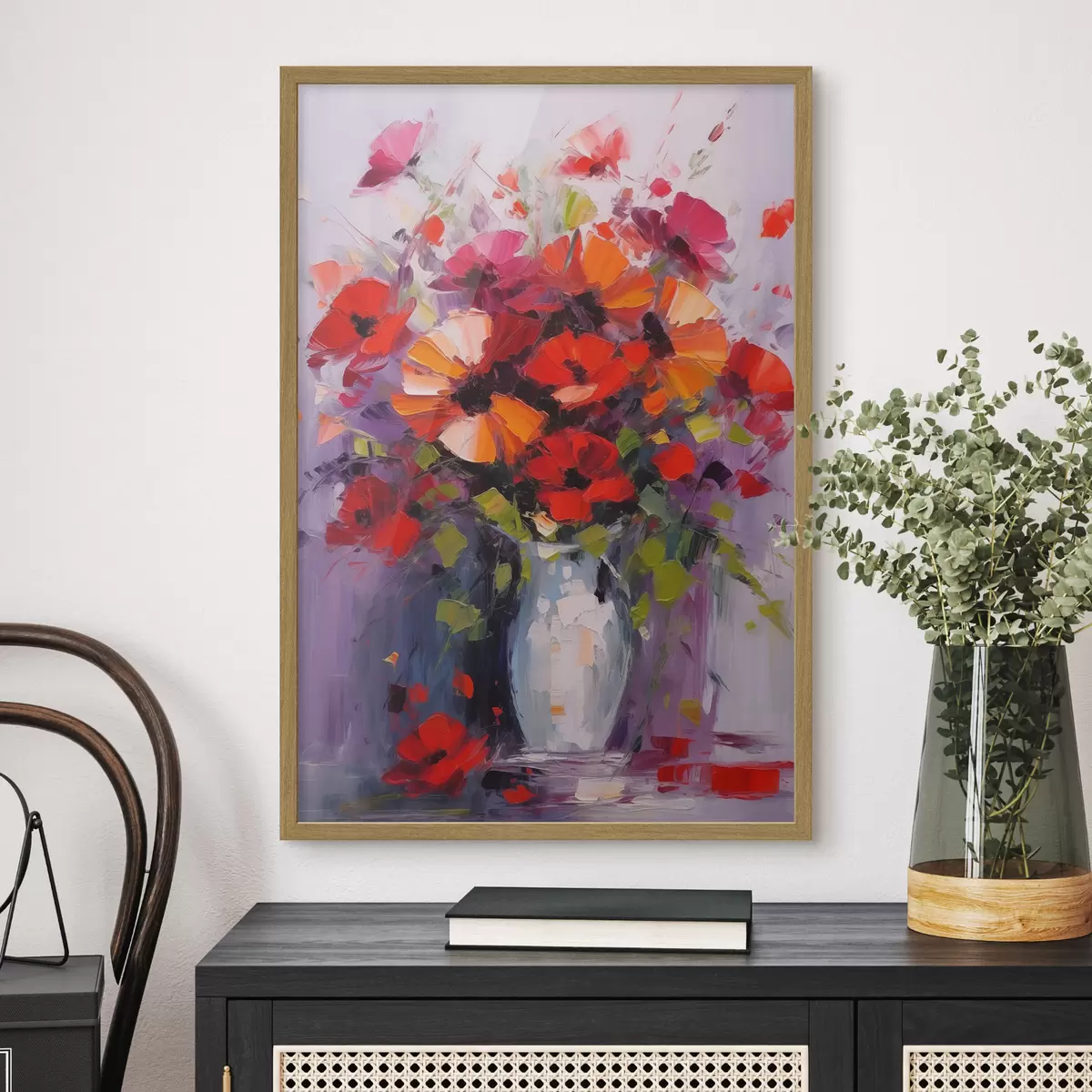 Plakat Bukiet czerwonych maków f41666