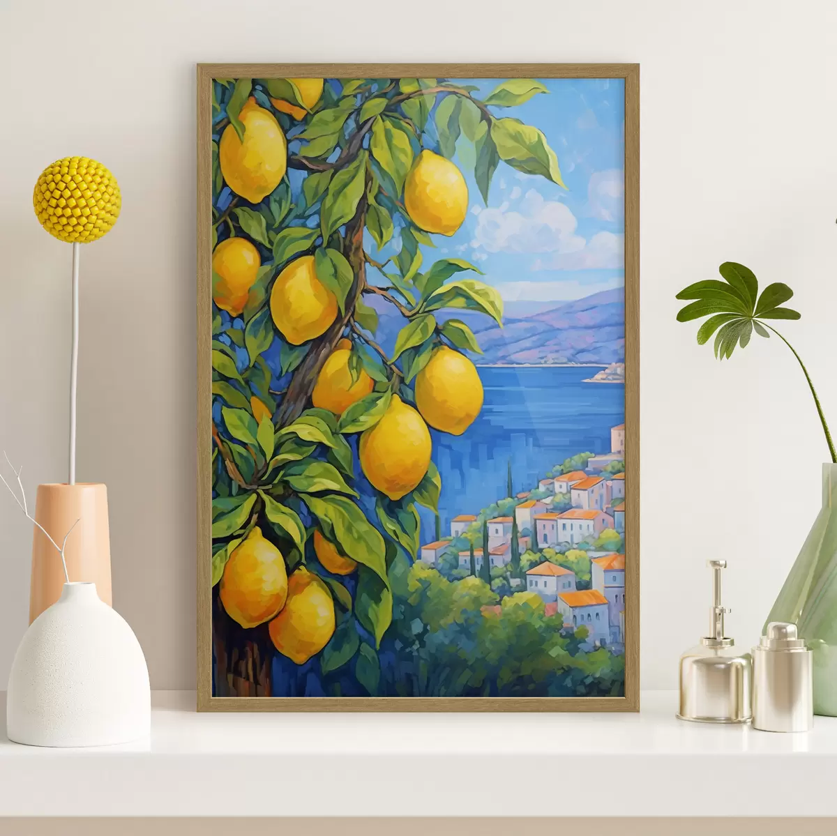 Plakat Cytryny na wybrzeżu f41667
