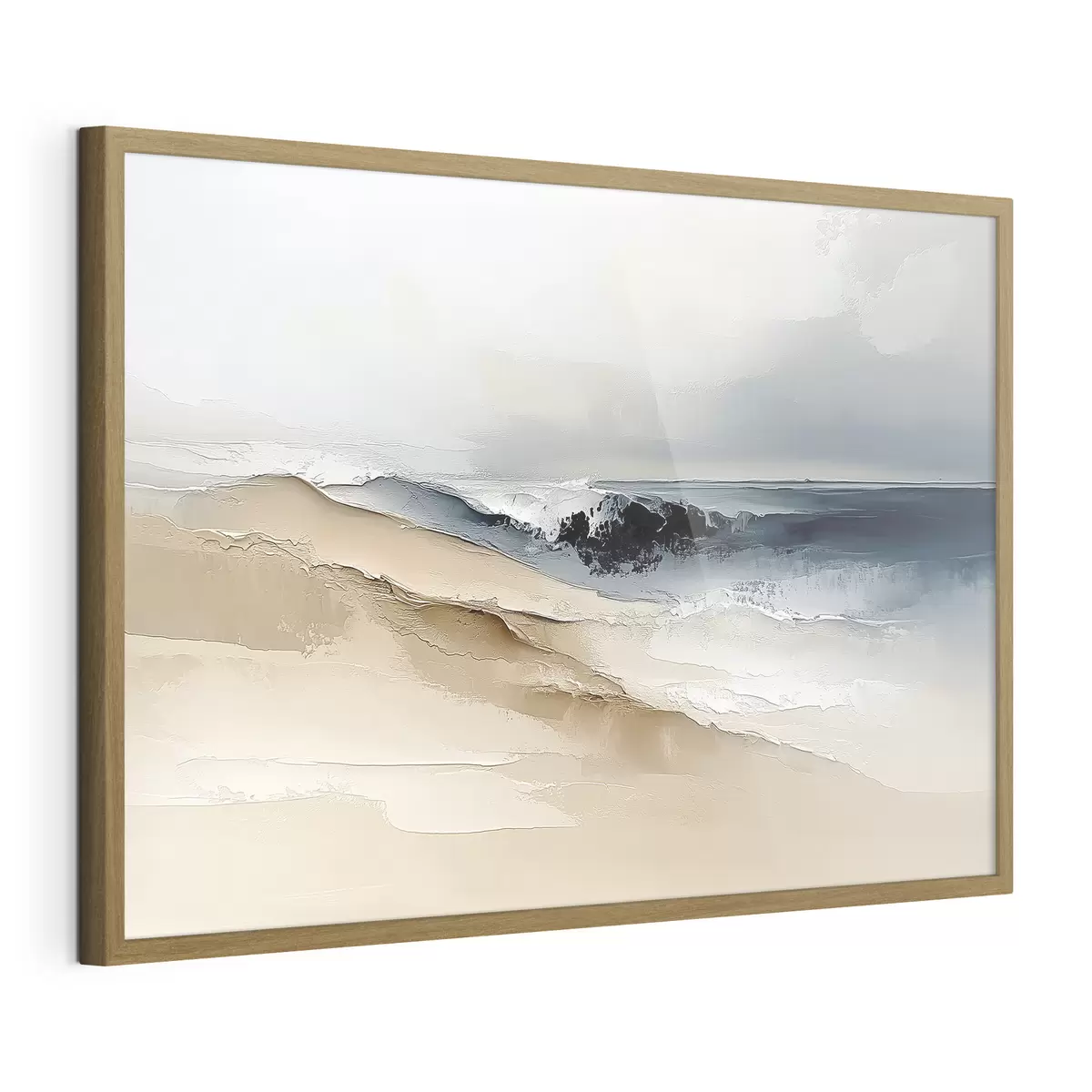 Plakat Streszczenie z falą oceanu f41654