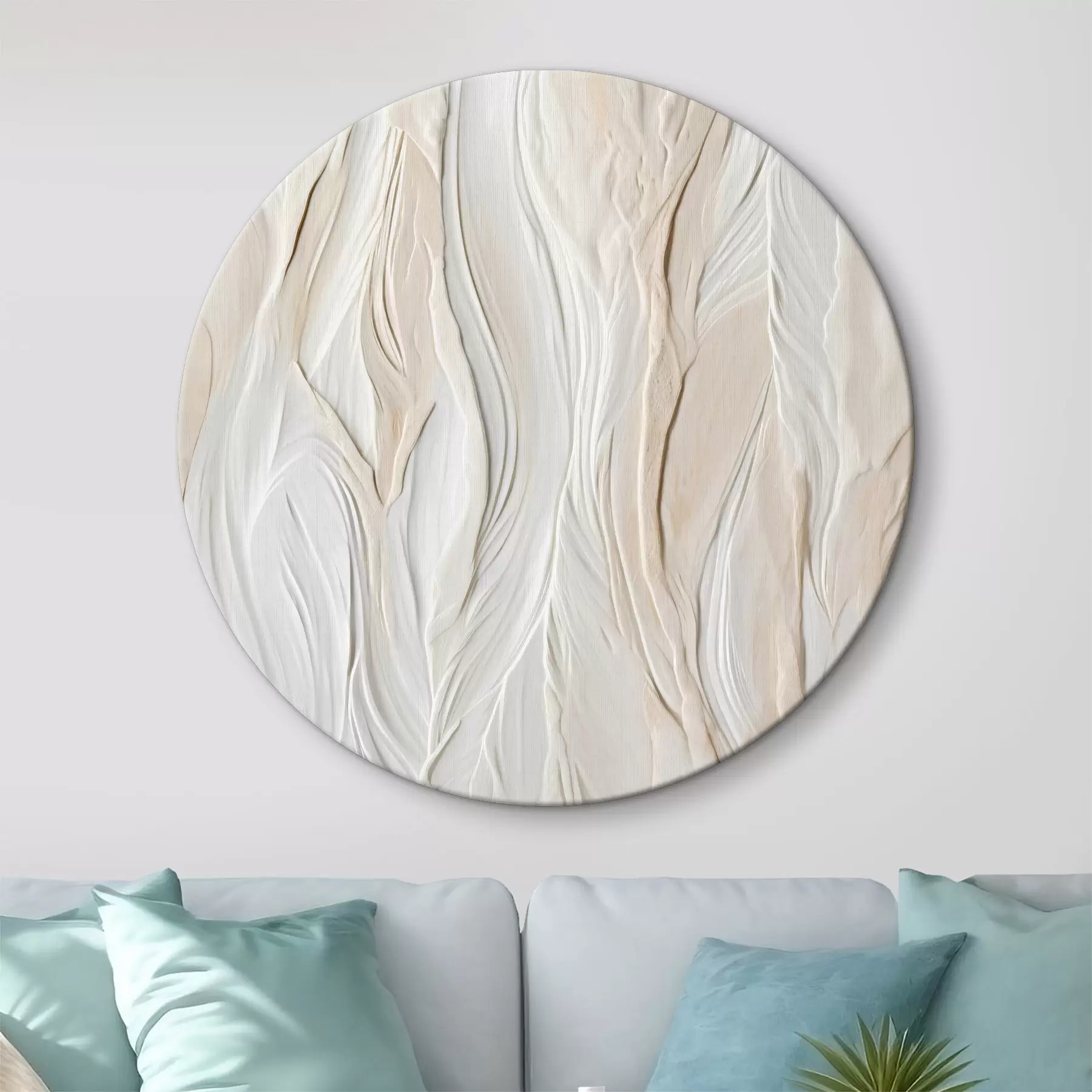 Obraz Neutralne odcienie w wyrzeźbionych warstwach r36027