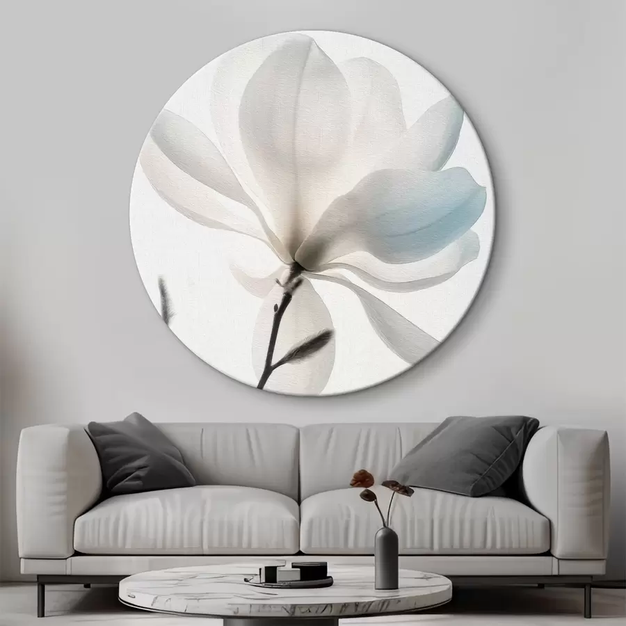 Fototapeta Stylowy biały kwiat magnolii nowy trend r39578