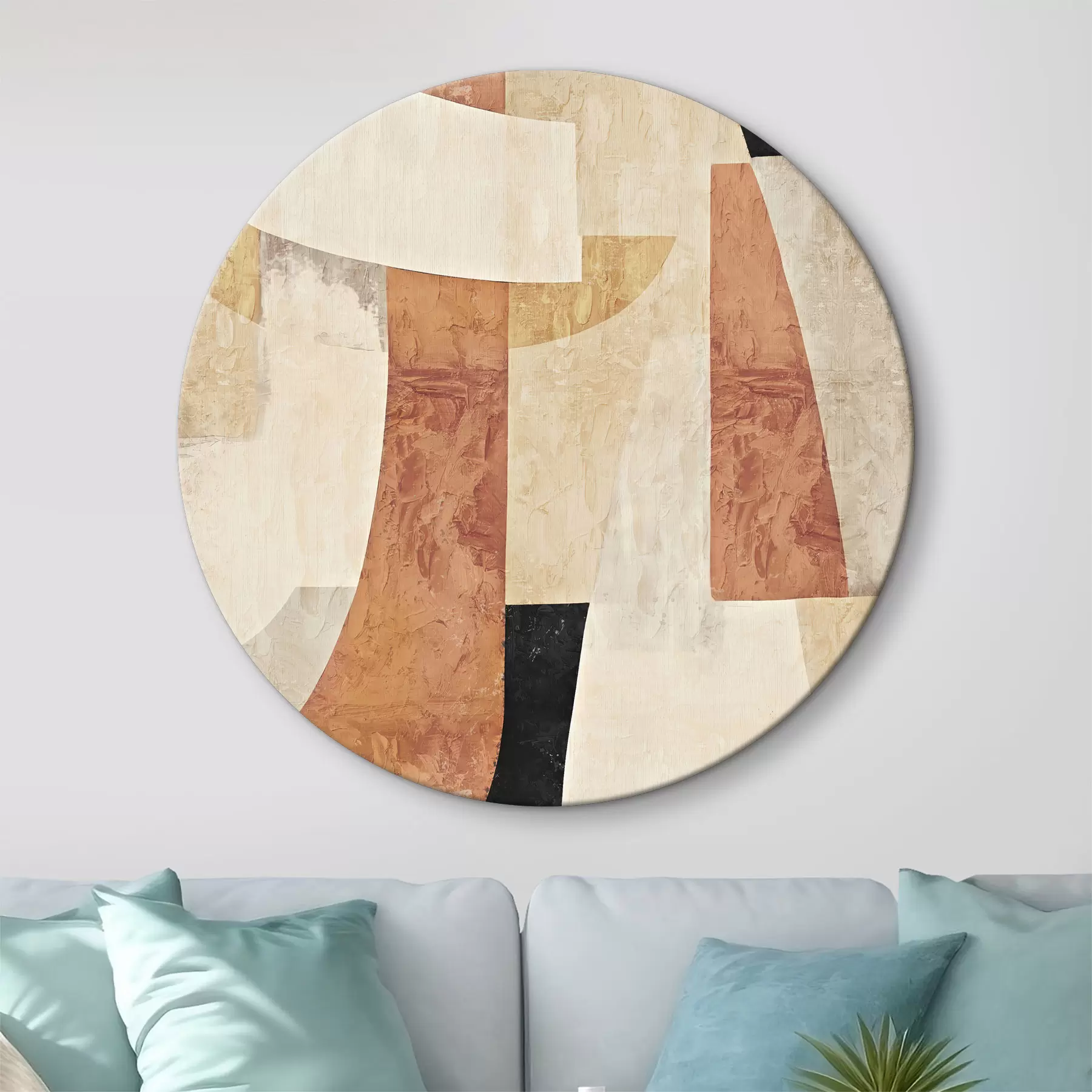 Obraz Teksturowana abstrakcja geometryczna r37284