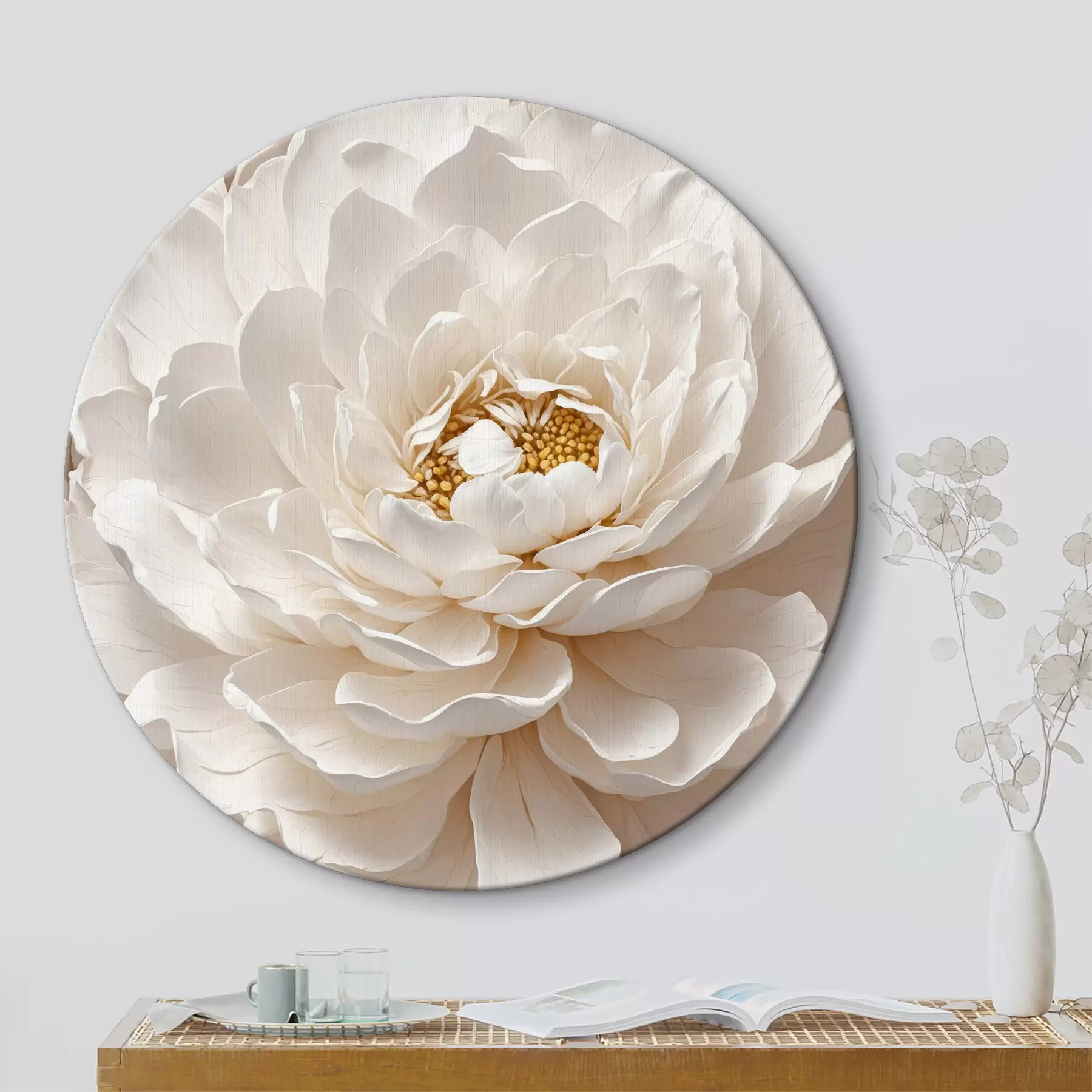 Obraz Zbliżenie białego kwiatu r40348