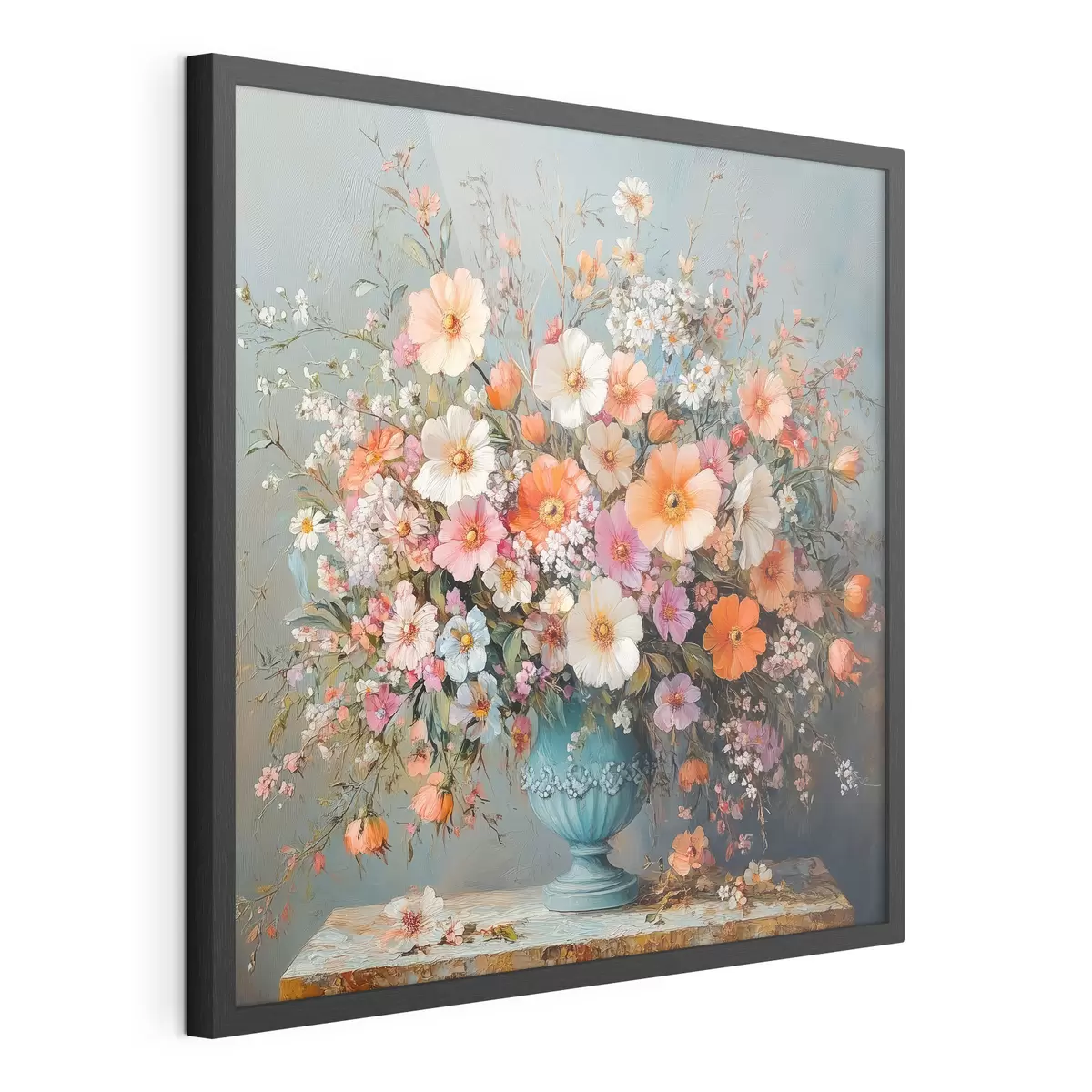 Plakat jasne polne kwiaty w wazonie f42022