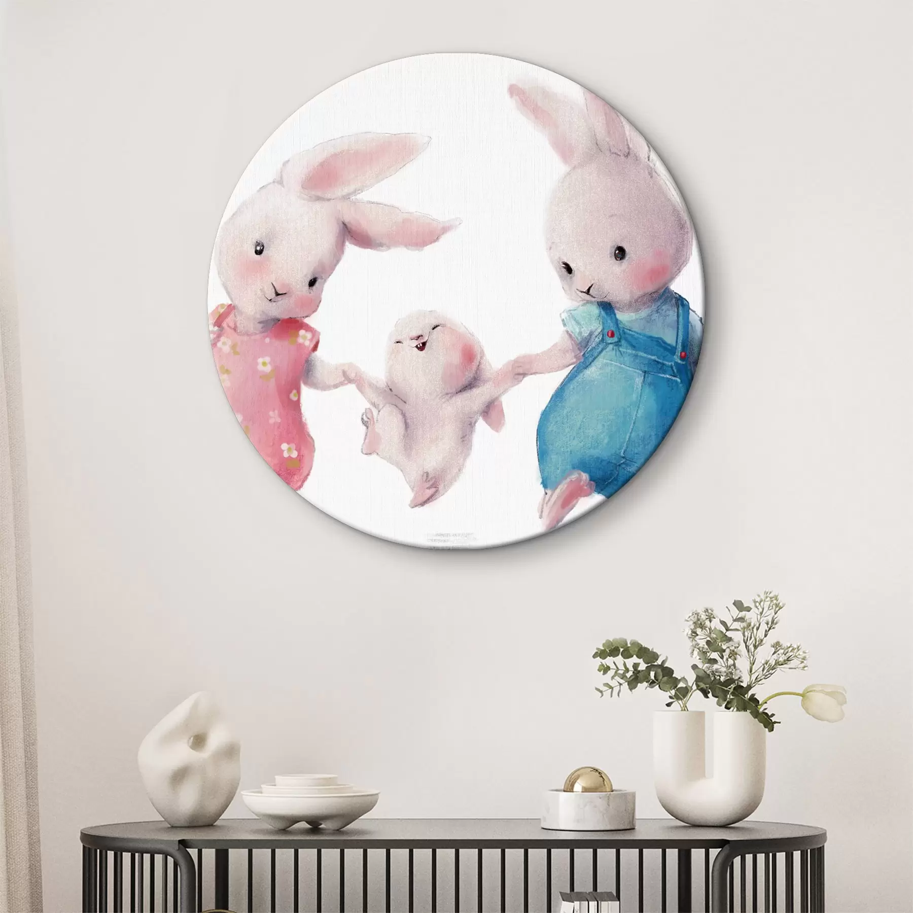 Obraz Wesoła rodzinka króliczków r34997