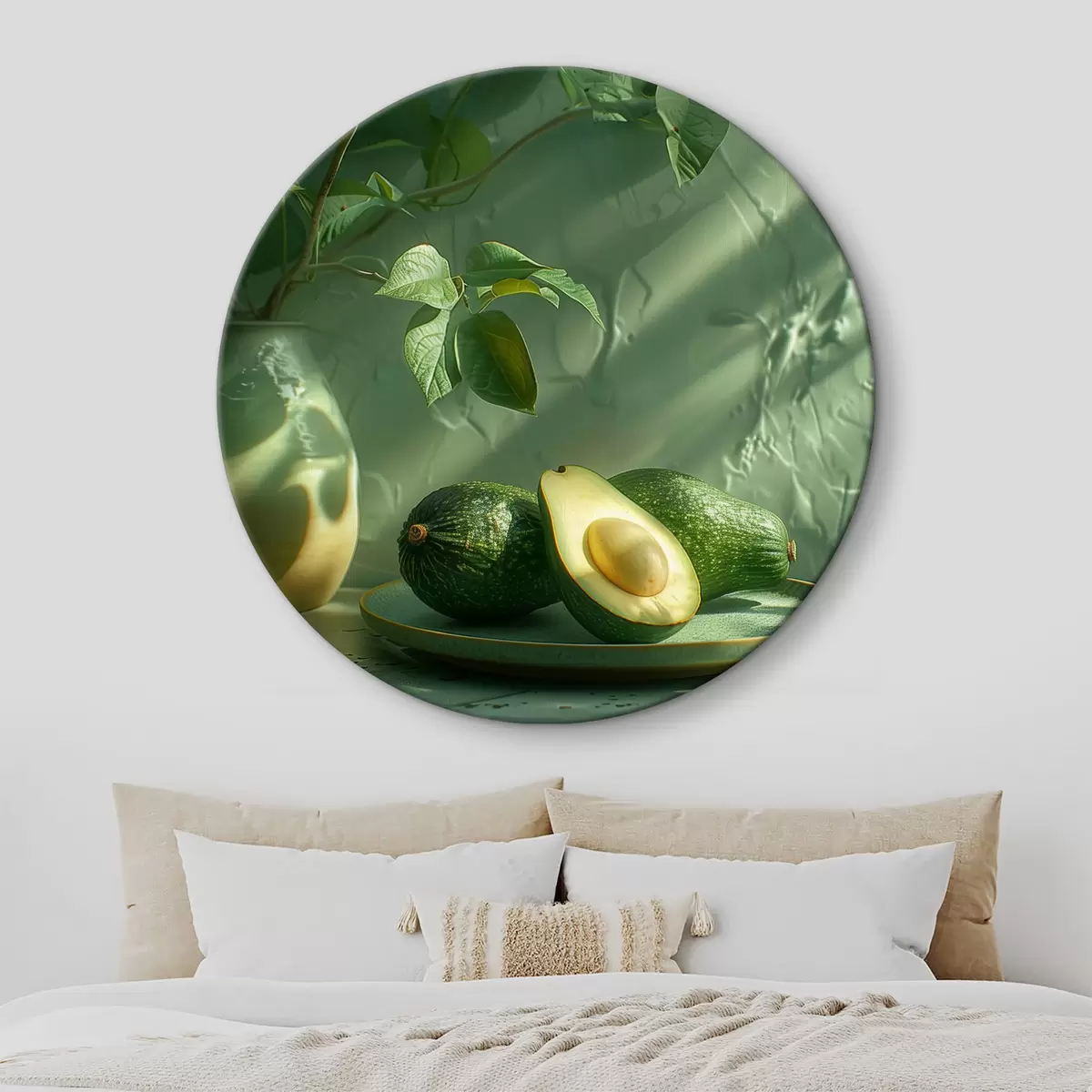 Okrągłe obrazy Awokado r38689