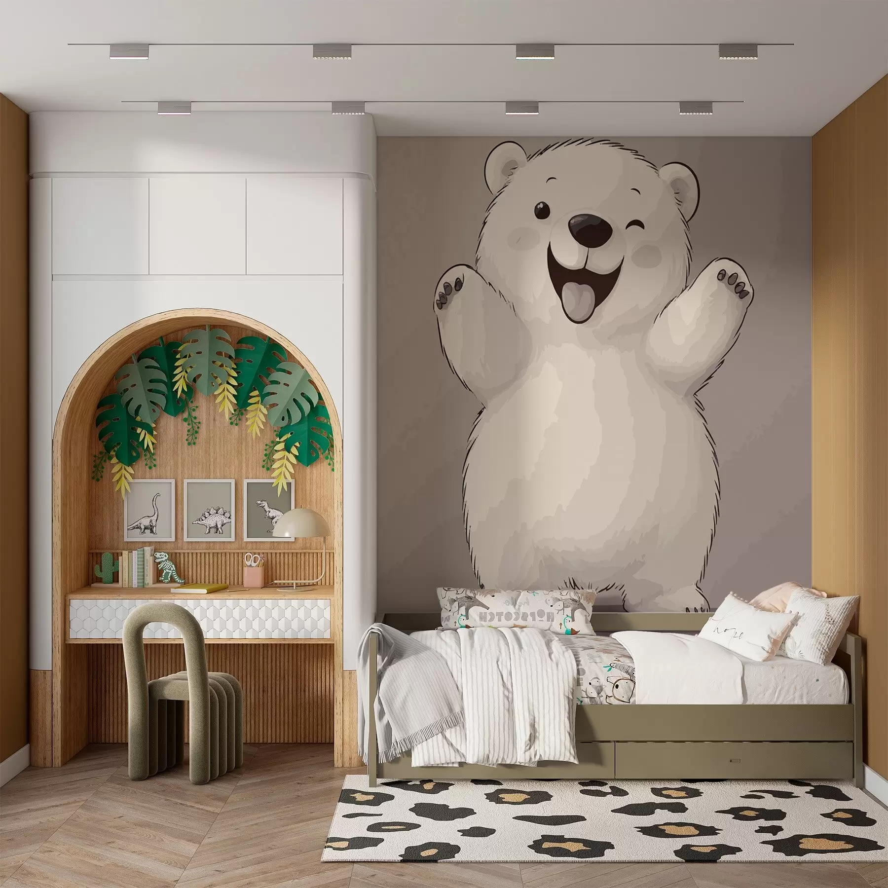 Obraz Biały miś w02417