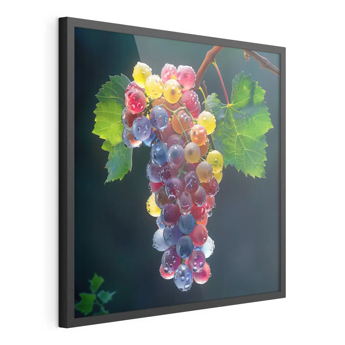 Plakat Owoce, kiść winogron f42071