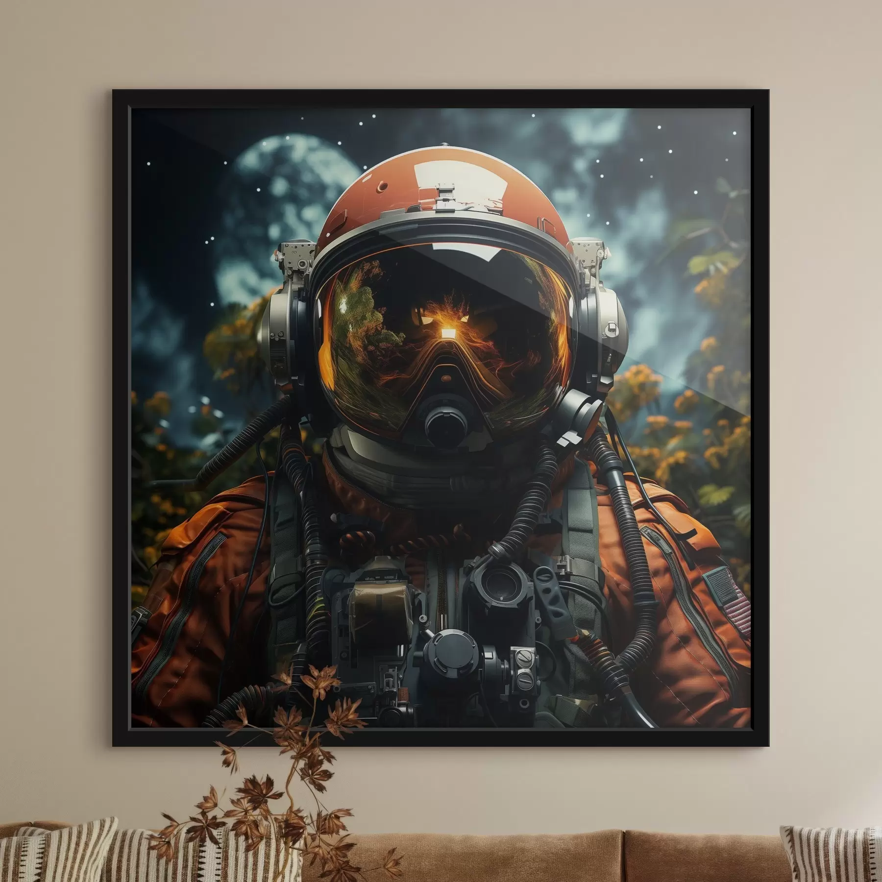 Fototapeta Osoba w kombinezonie astronauty f37389