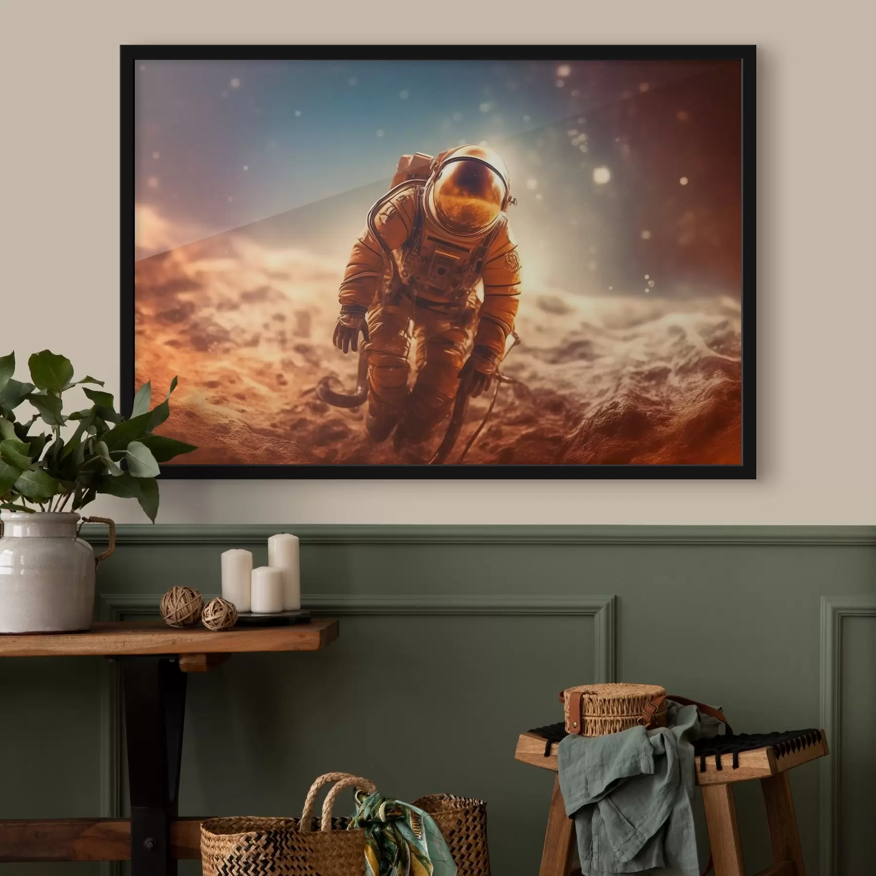 Fototapeta Astronauta w skafandrze kosmicznym f36800